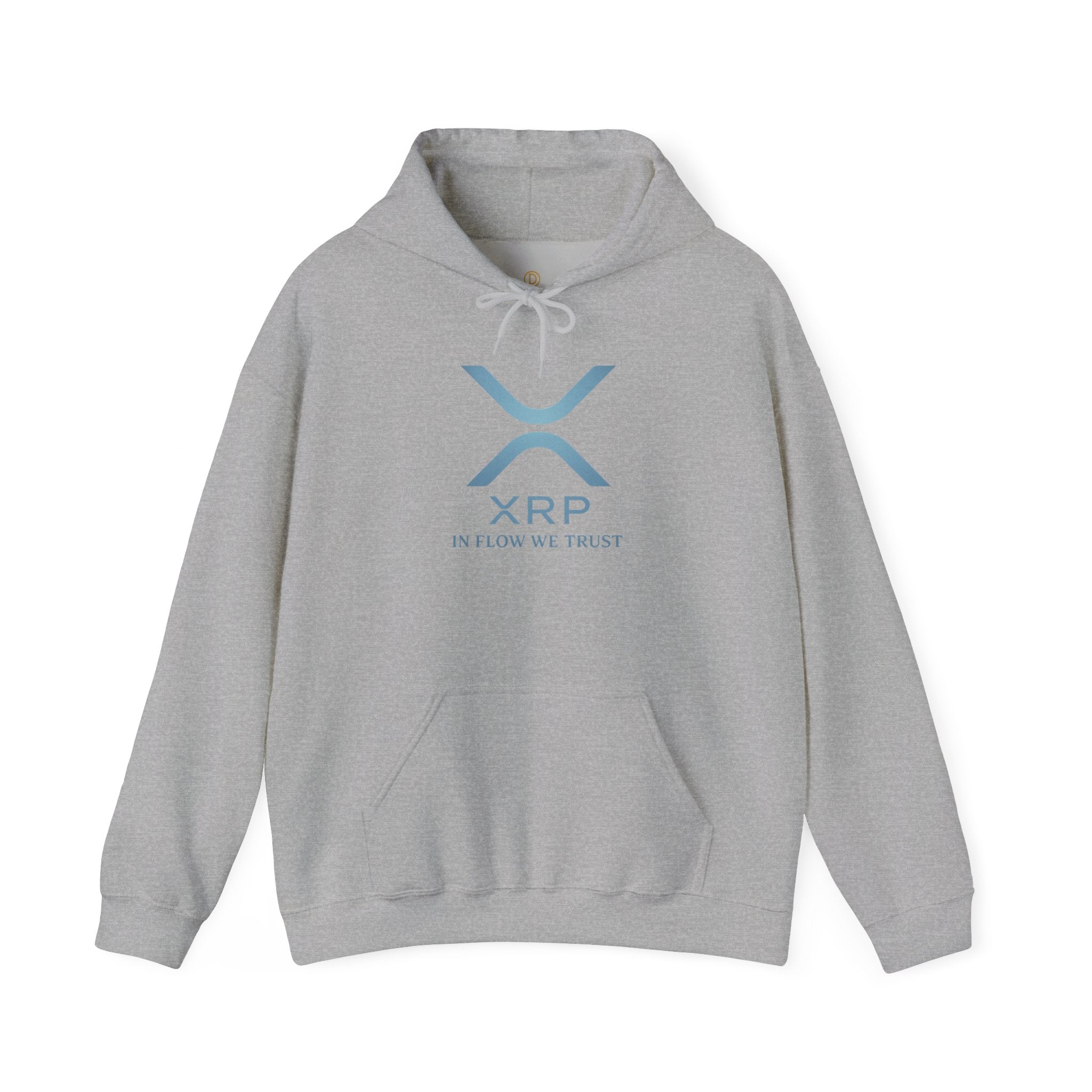 XRP Logo Hoodie – "In Flow We Trust" Crypto Sweatshirt