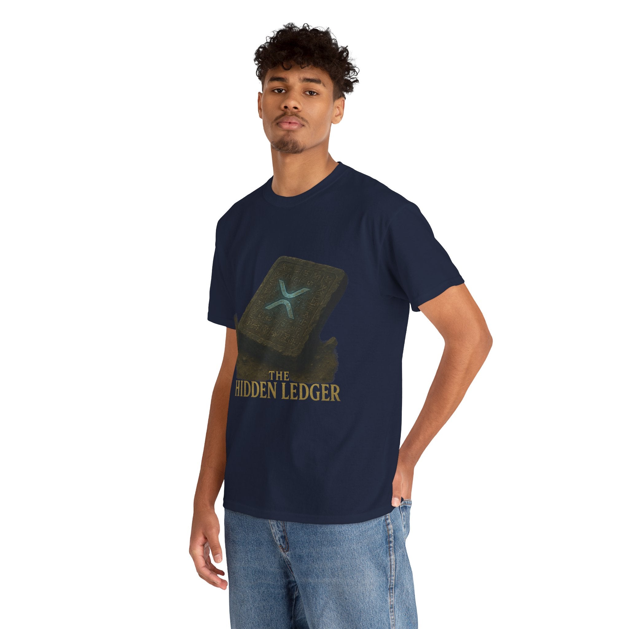 T-Shirt — "The Hidden Ledger" Crypto XRP Wallet Graphic Tee