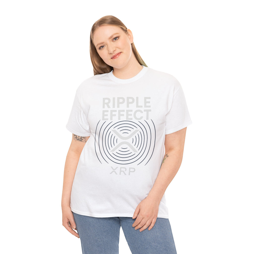 Ripple Effect XRP Tee — Minimal Cryptocurrency Logo T-Shirt