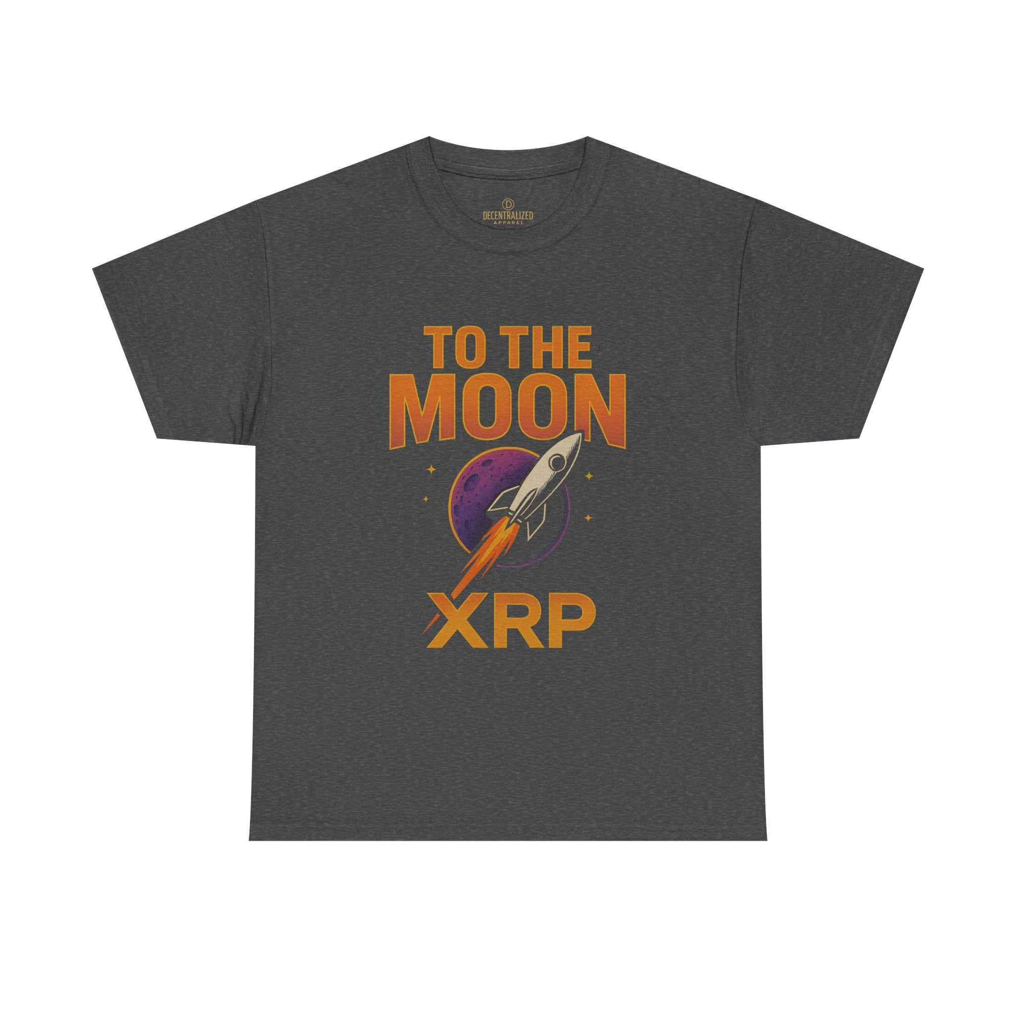 XRP To The Moon Tee — Cryptocurrency Investor Rocket Shirt