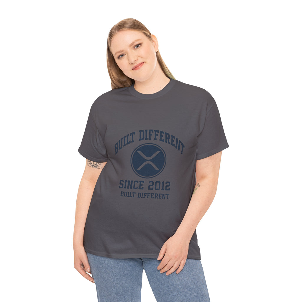 Built Different Since 2012 T-Shirt – Ripple XRP Logo Tee