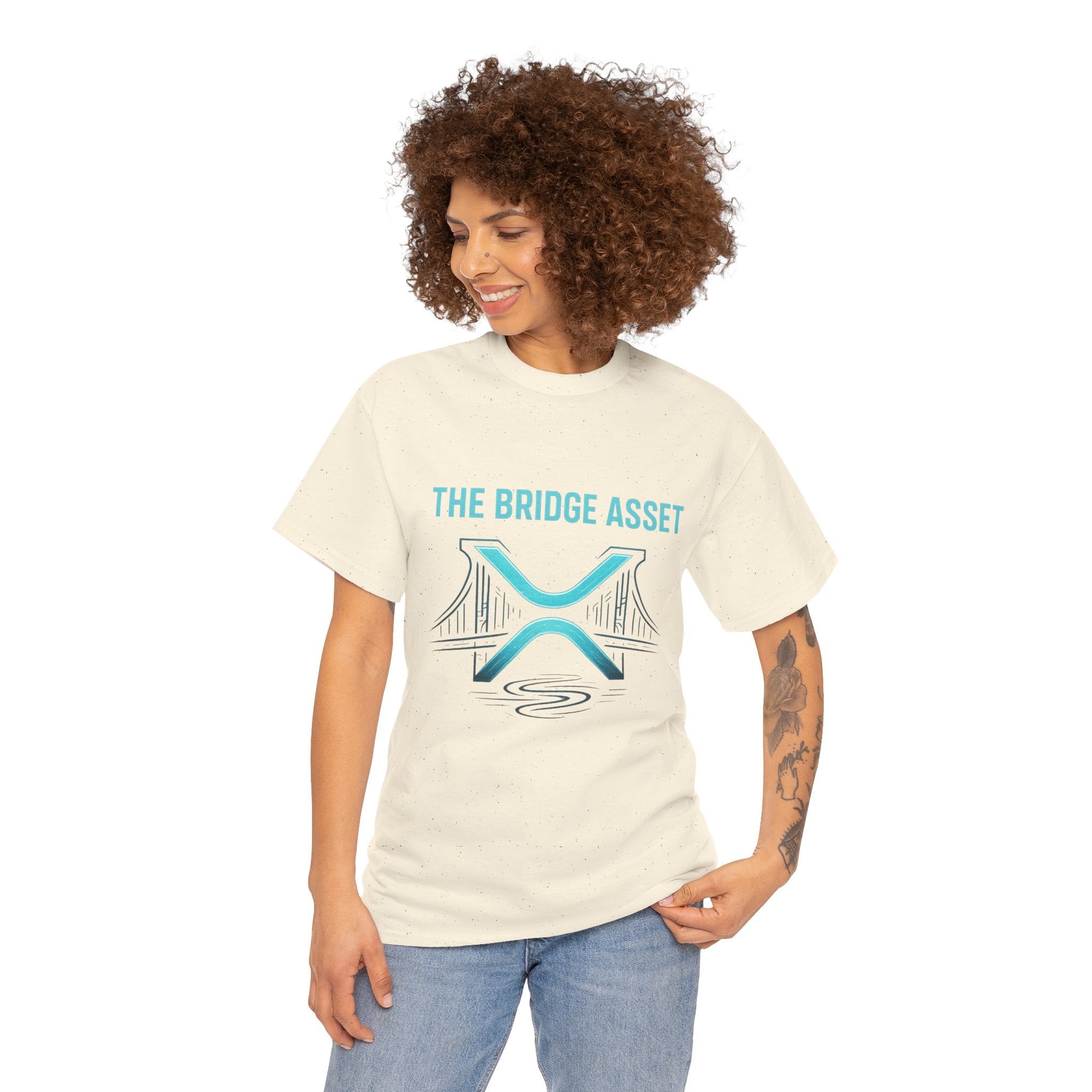 XRP 'The Bridge Asset' Graphic Tee — Crypto Ripple Logo Shirt