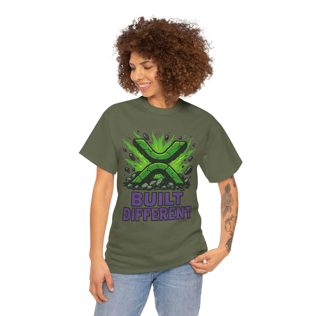 Built Different T-Shirt — Green Gamer Logo Tee