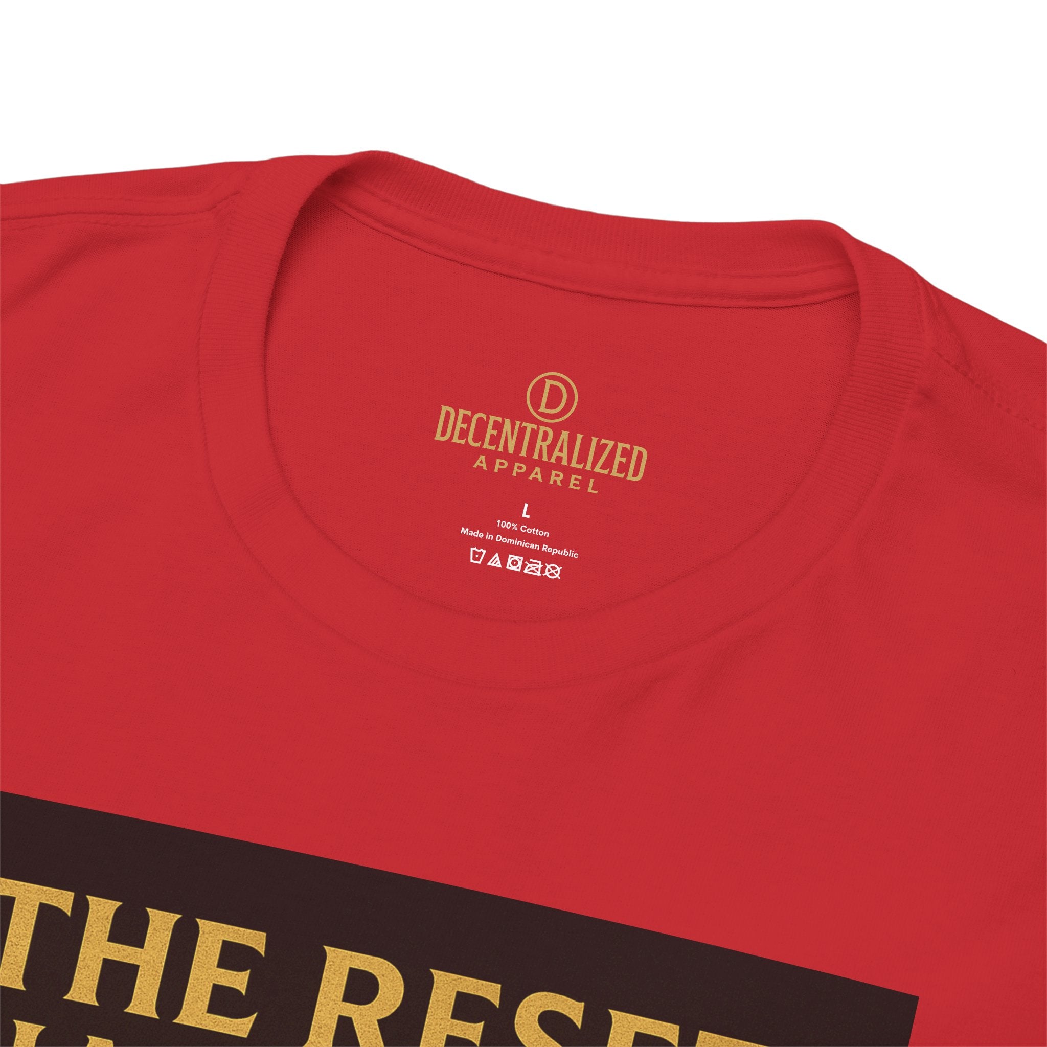 XRP Crypto Tee — "The Reset Has Begun" Bitcoin Alternative Shirt