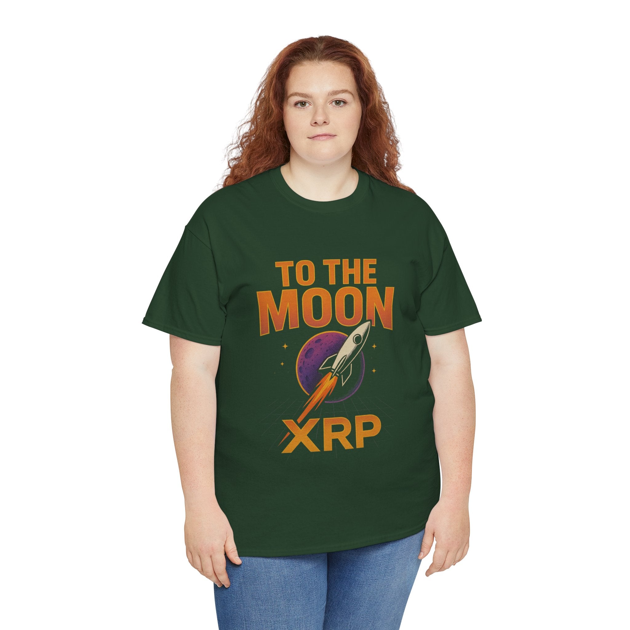 XRP To The Moon Tee — Cryptocurrency Investor Rocket Shirt