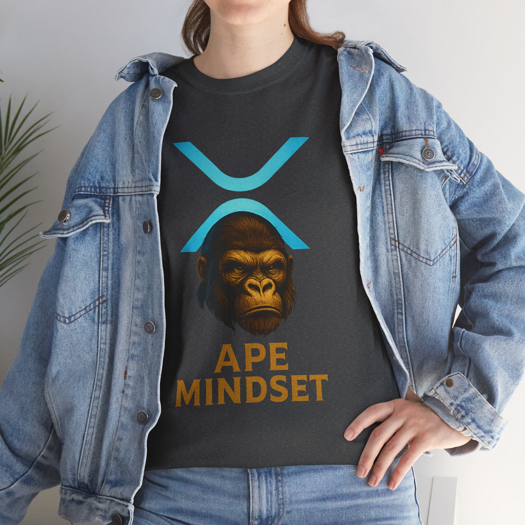 Ape Mindset T-Shirt — Crypto XRP Ape Graphic Tee