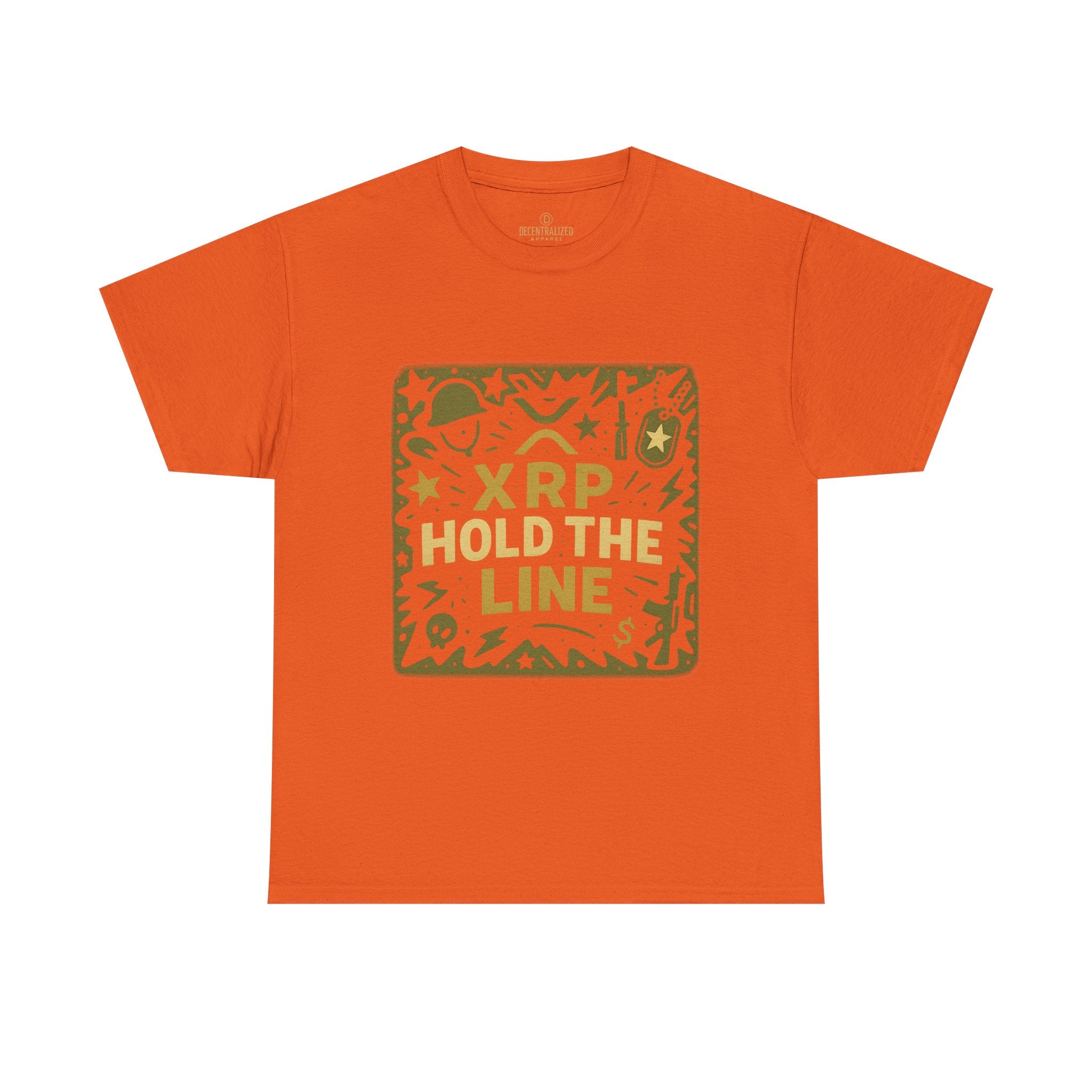 T-Shirt — XRP Hold The Line Crypto Graphic Tee