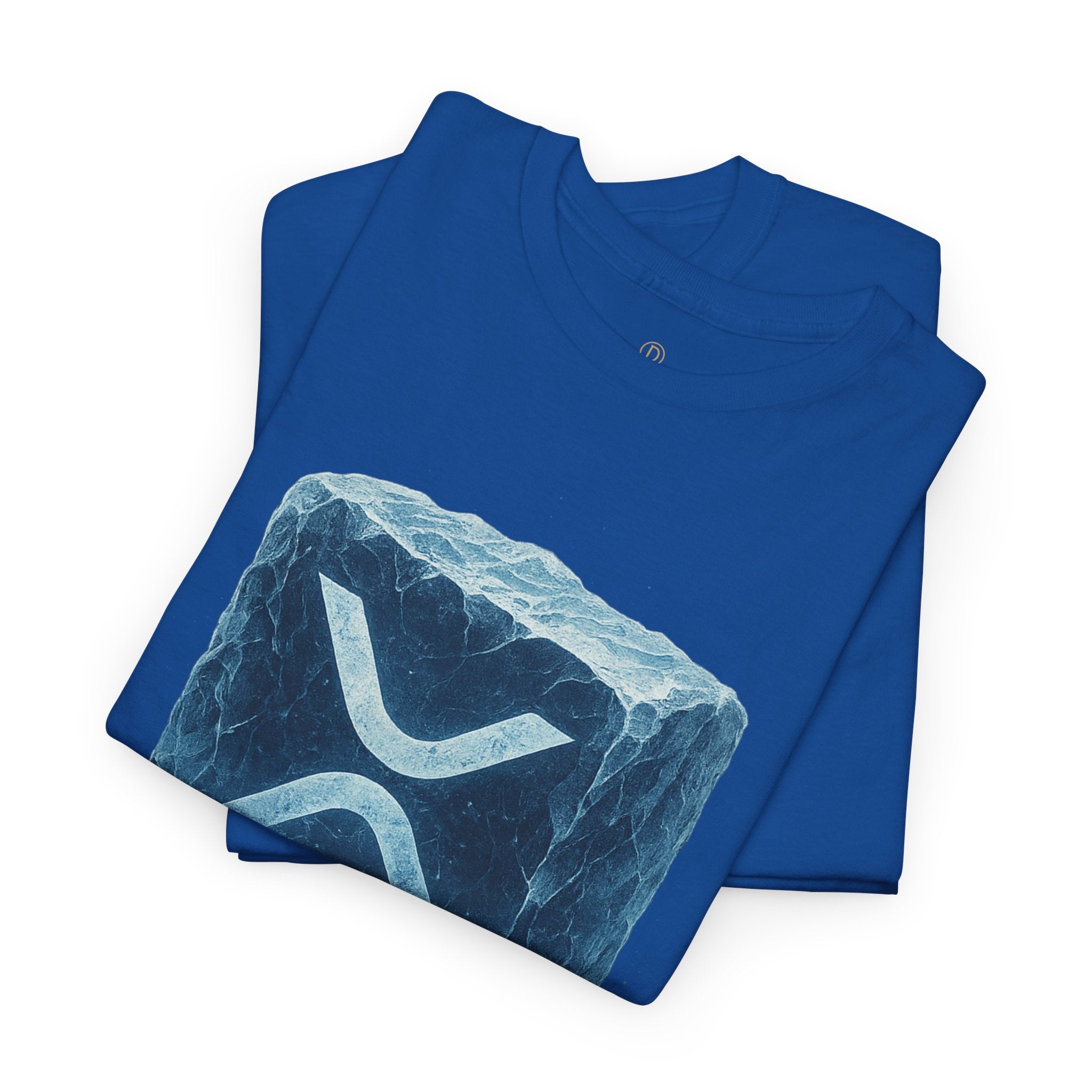 Cold Flow Ripple Logo T‑Shirt — 'Cold Flow: Built Different' Ice Cube Design