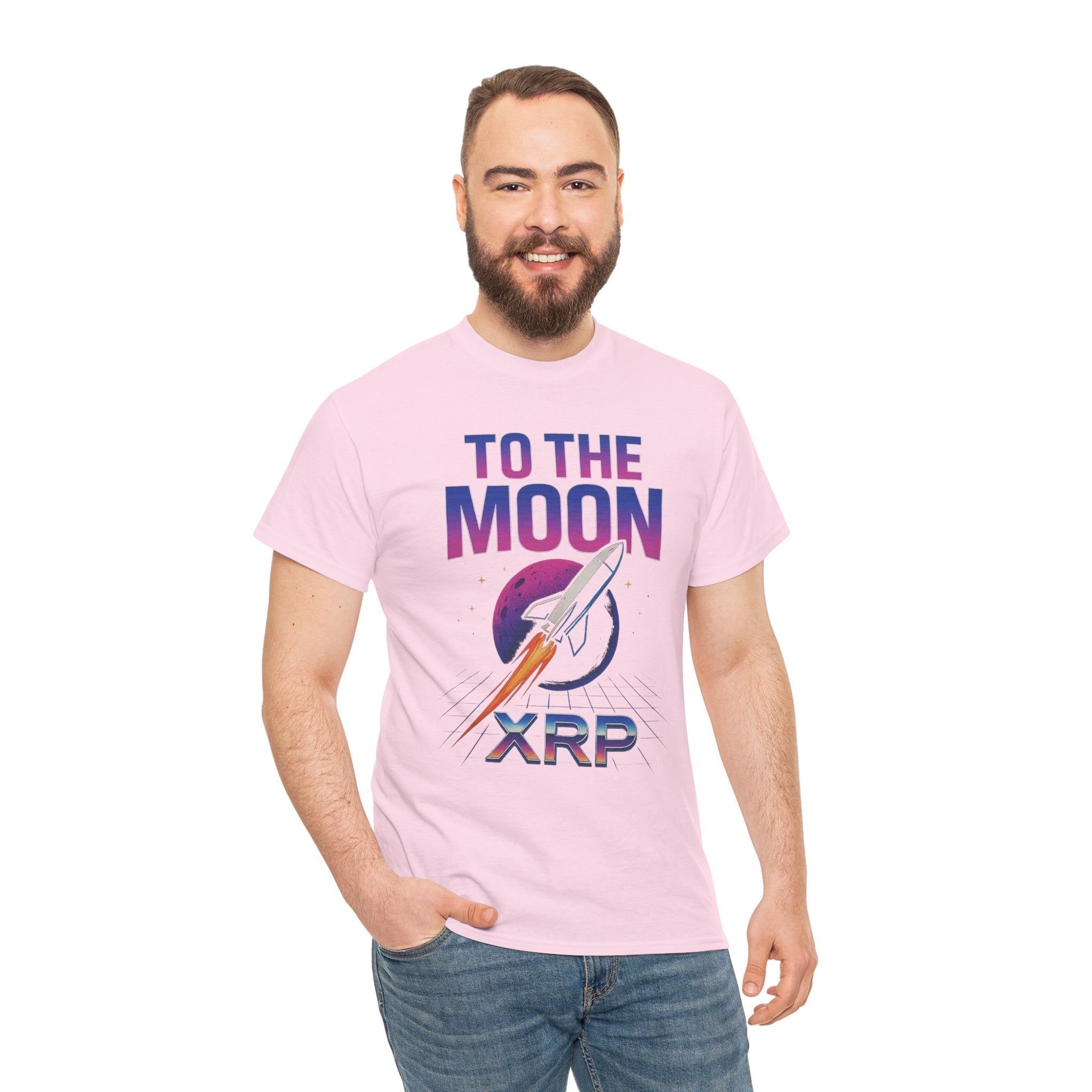 XRP 'To The Moon' T-Shirt — Crypto Investor Rocket Tee