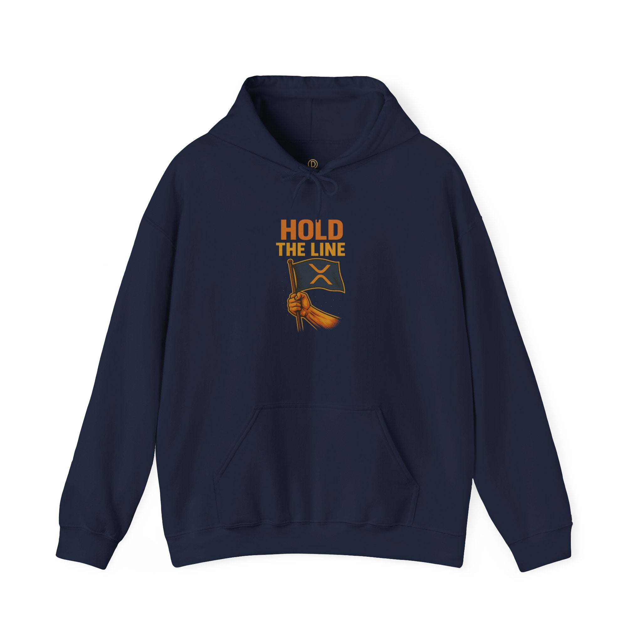 Hold The Line Hoodie — Flag & Fist Graphic Pullover