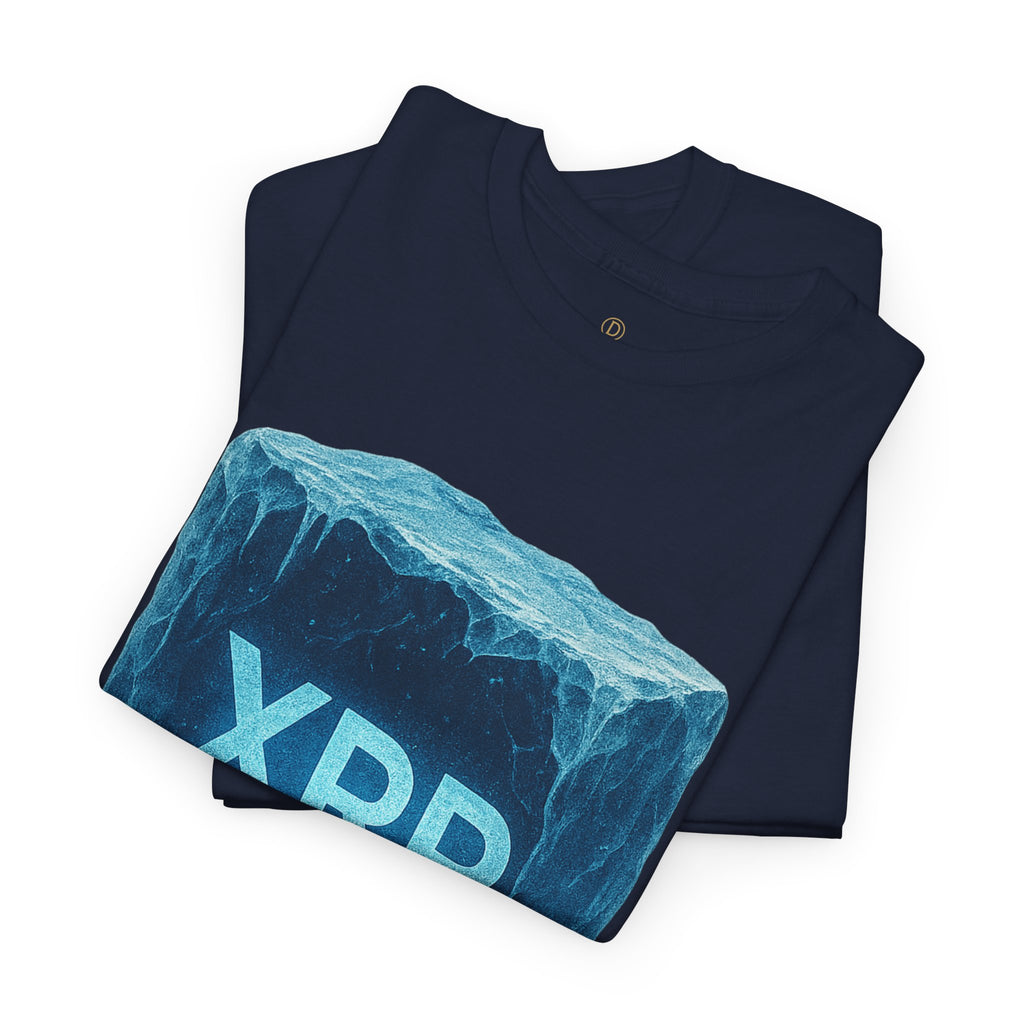 XRP Ice Block Tee — Crypto Ripple Logo T-Shirt