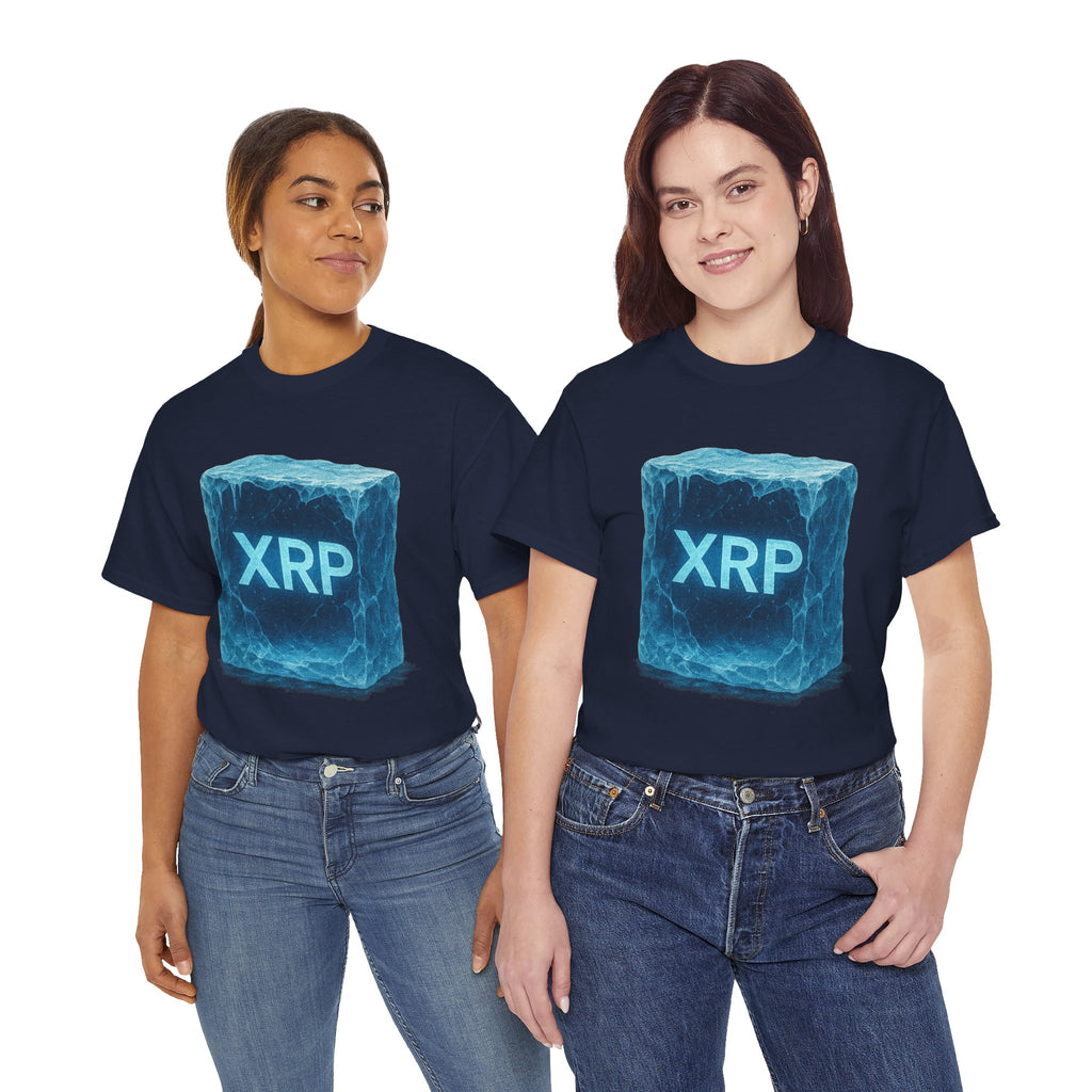 XRP Ice Block Tee — Crypto Ripple Logo T-Shirt