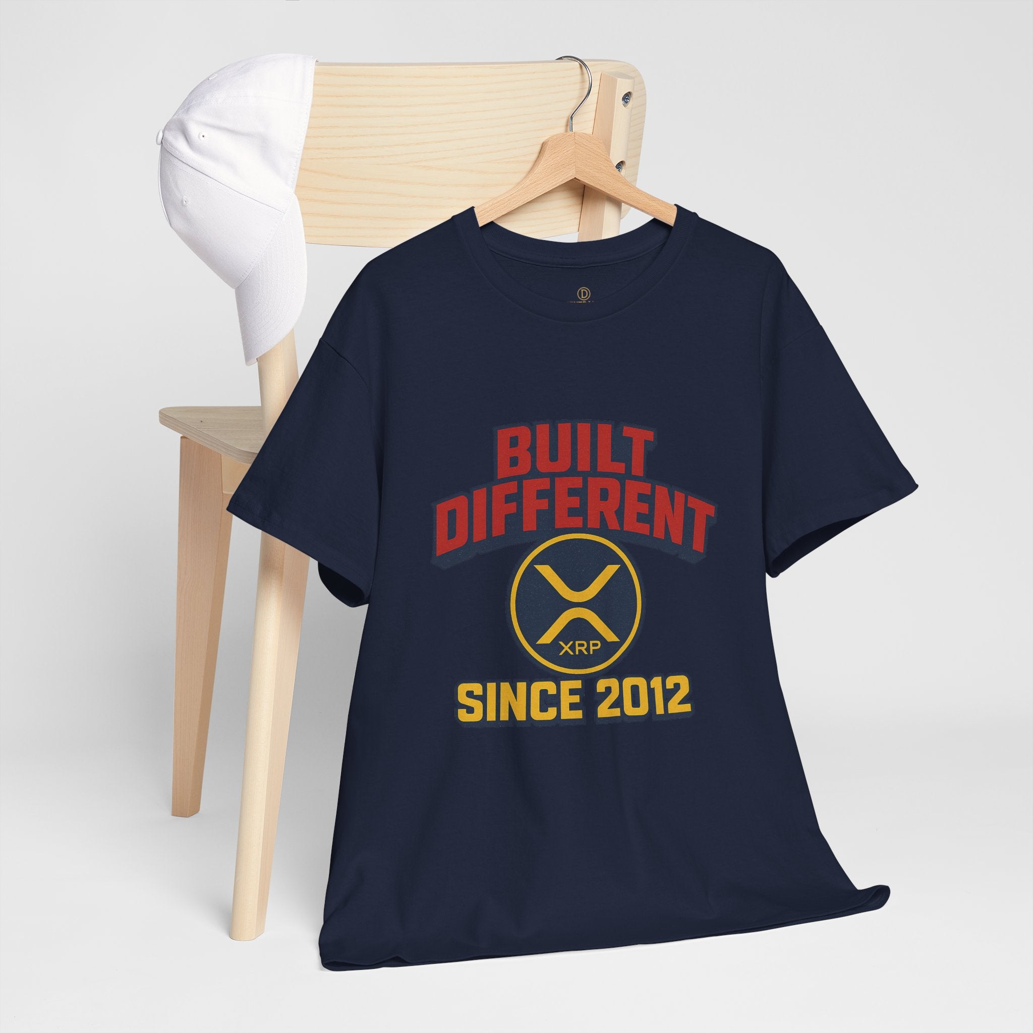 Built Different Since 2012 T-Shirt – Retro XRP Logo Tee
