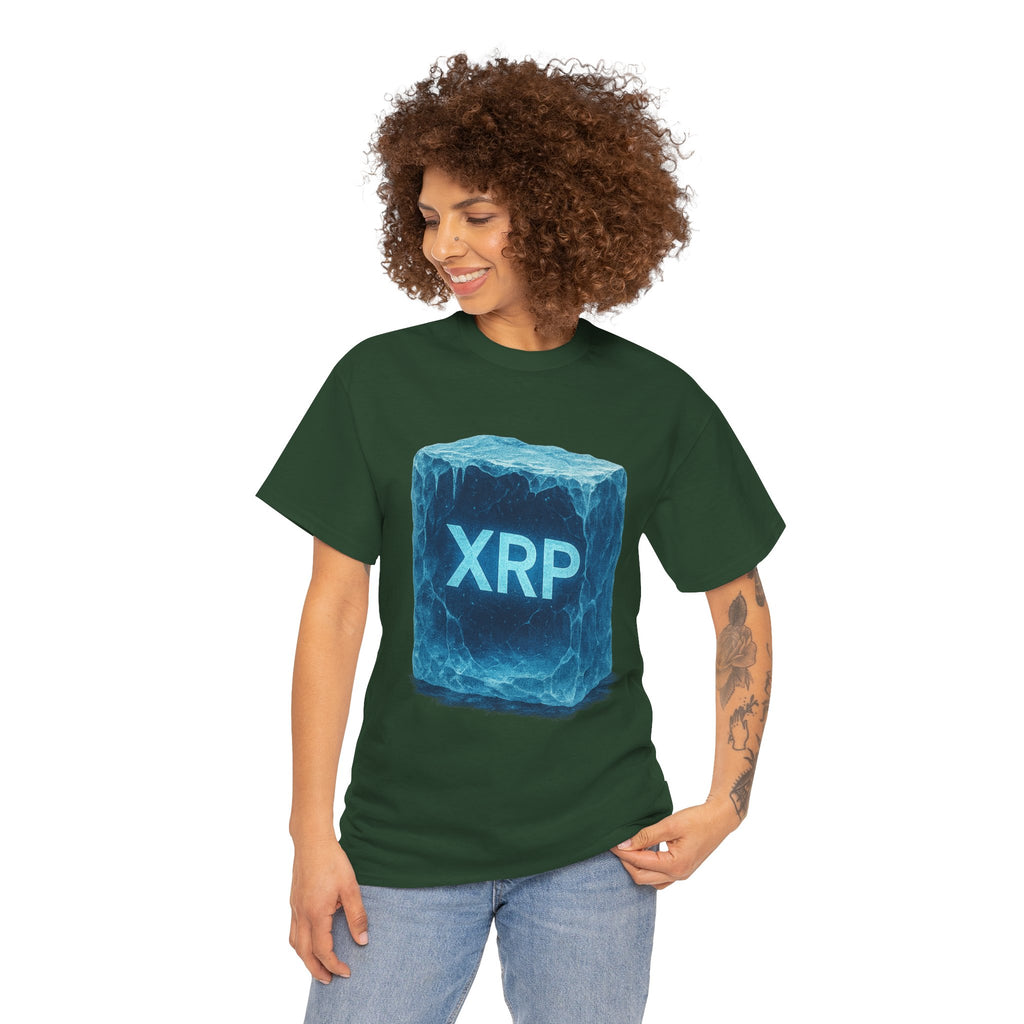 XRP Ice Block Tee — Crypto Ripple Logo T-Shirt
