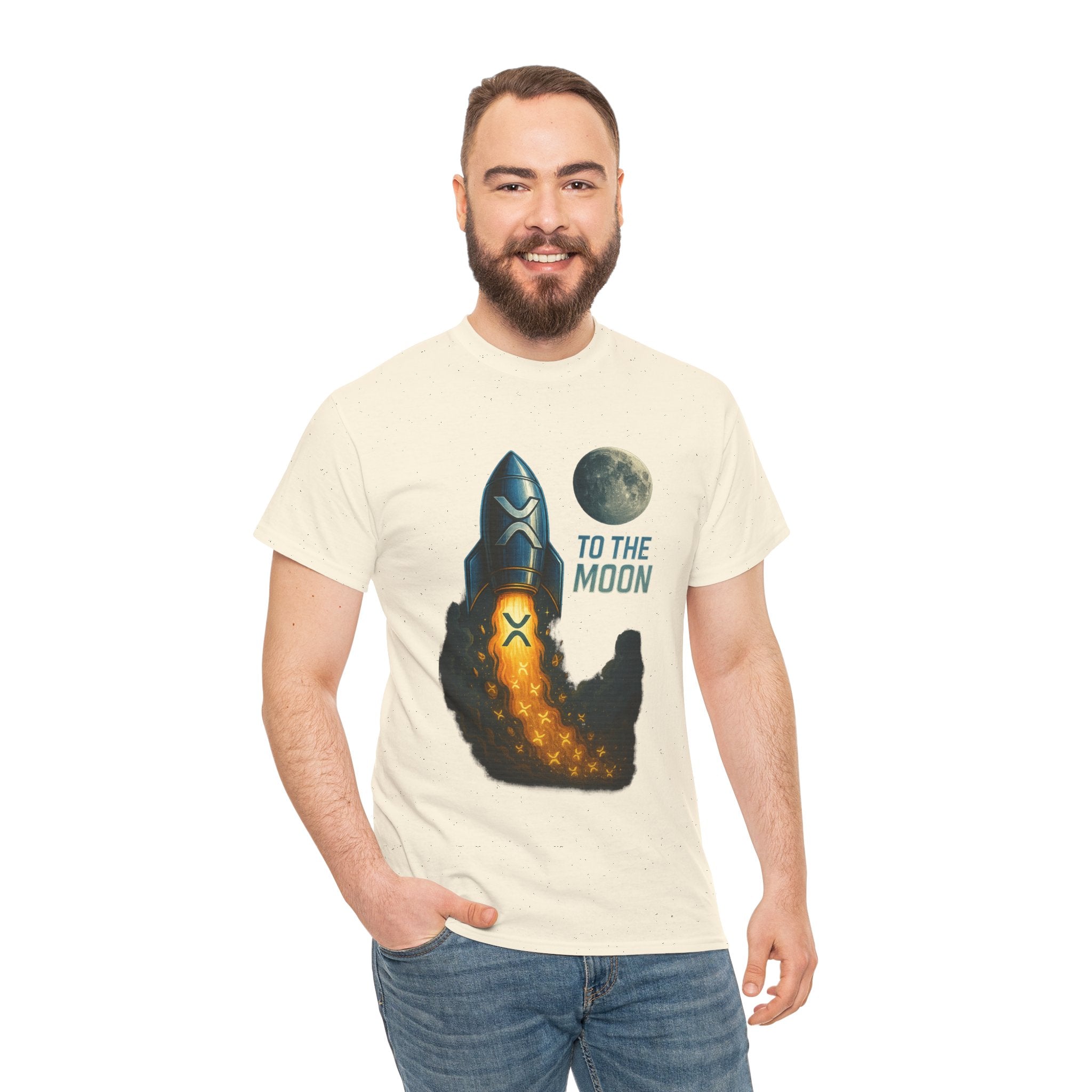 Rocket 'To the Moon' T-Shirt - Space Exploration Graphic Tee