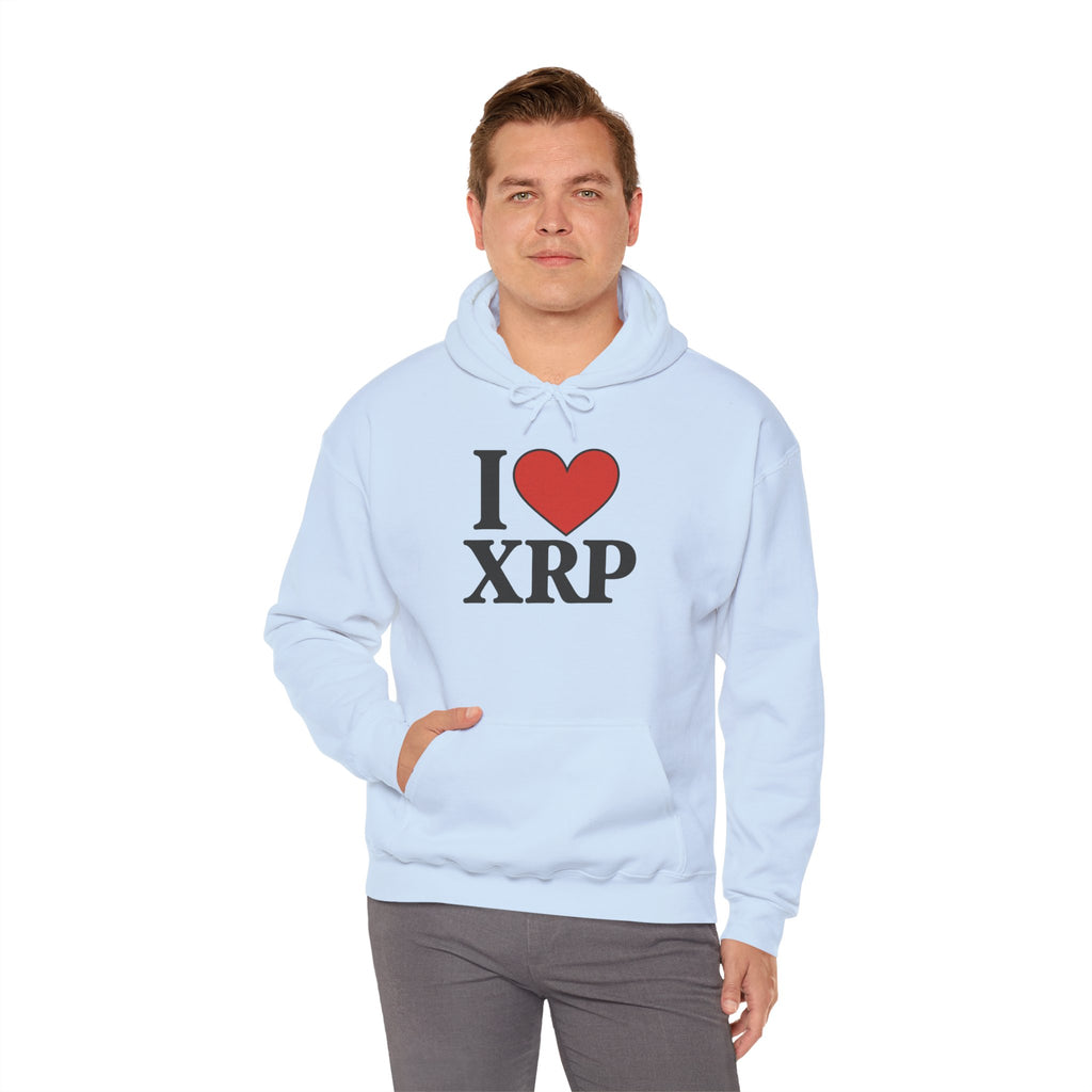 I  XRP Hoodie — Crypto Enthusiast Ripple Sweatshirt