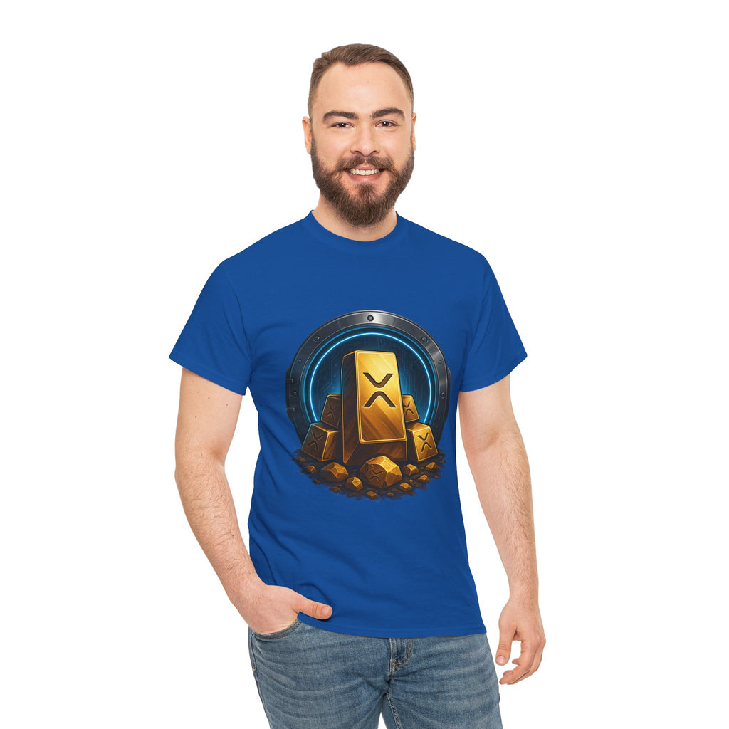 Crypto Gold Bars T-Shirt — Ripple (XRP) Stack Graphic Tee