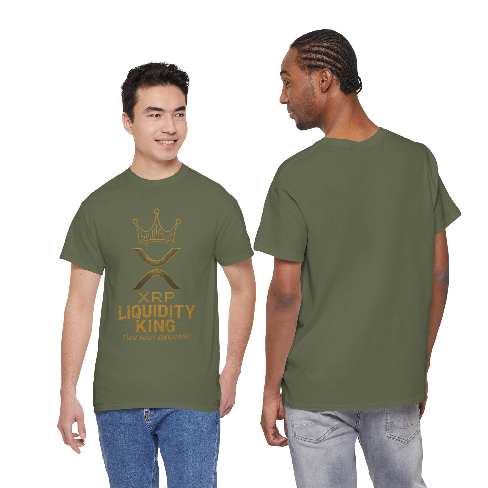 XRP Liquidity King Tee — Crypto Crown T-Shirt