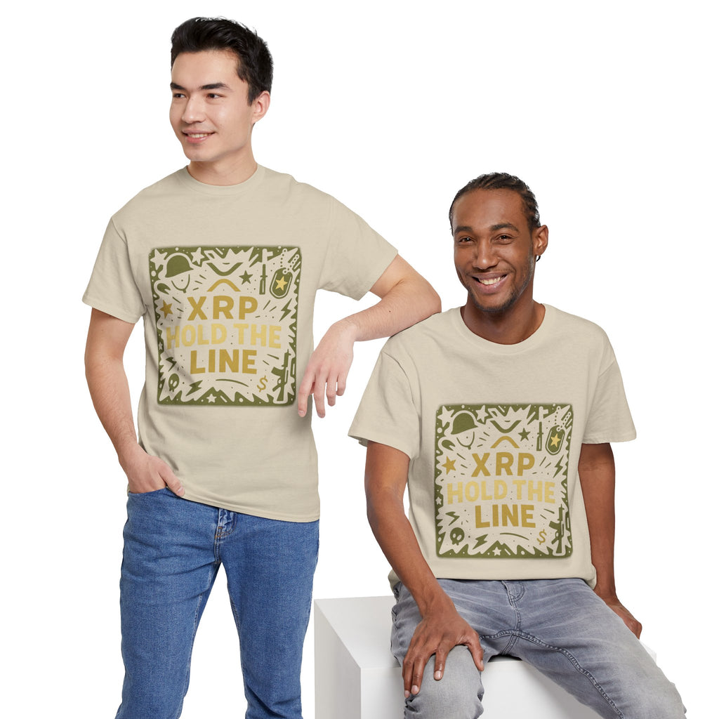 T-Shirt — XRP Hold The Line Crypto Graphic Tee