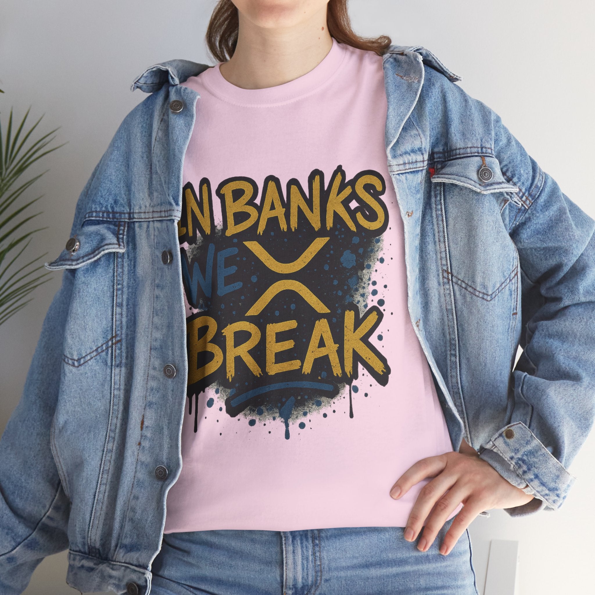 Ripple 'In Banks We Break' Graphic Tee — Crypto XRP Streetwear