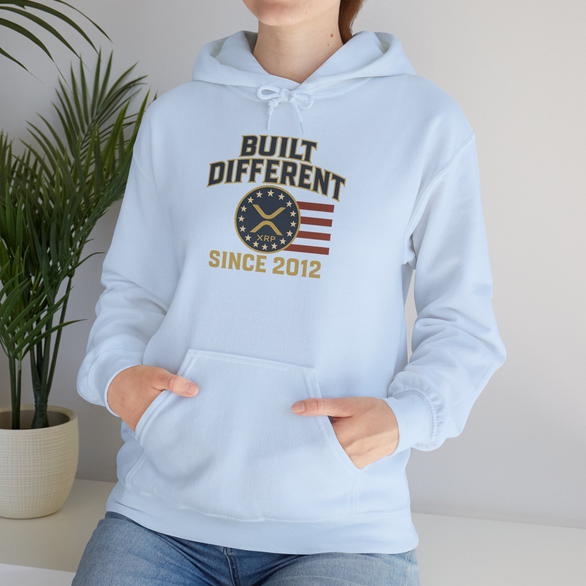 Built Different Hoodie • 'Built Different Since 2012' Patriotic Casual Pullover