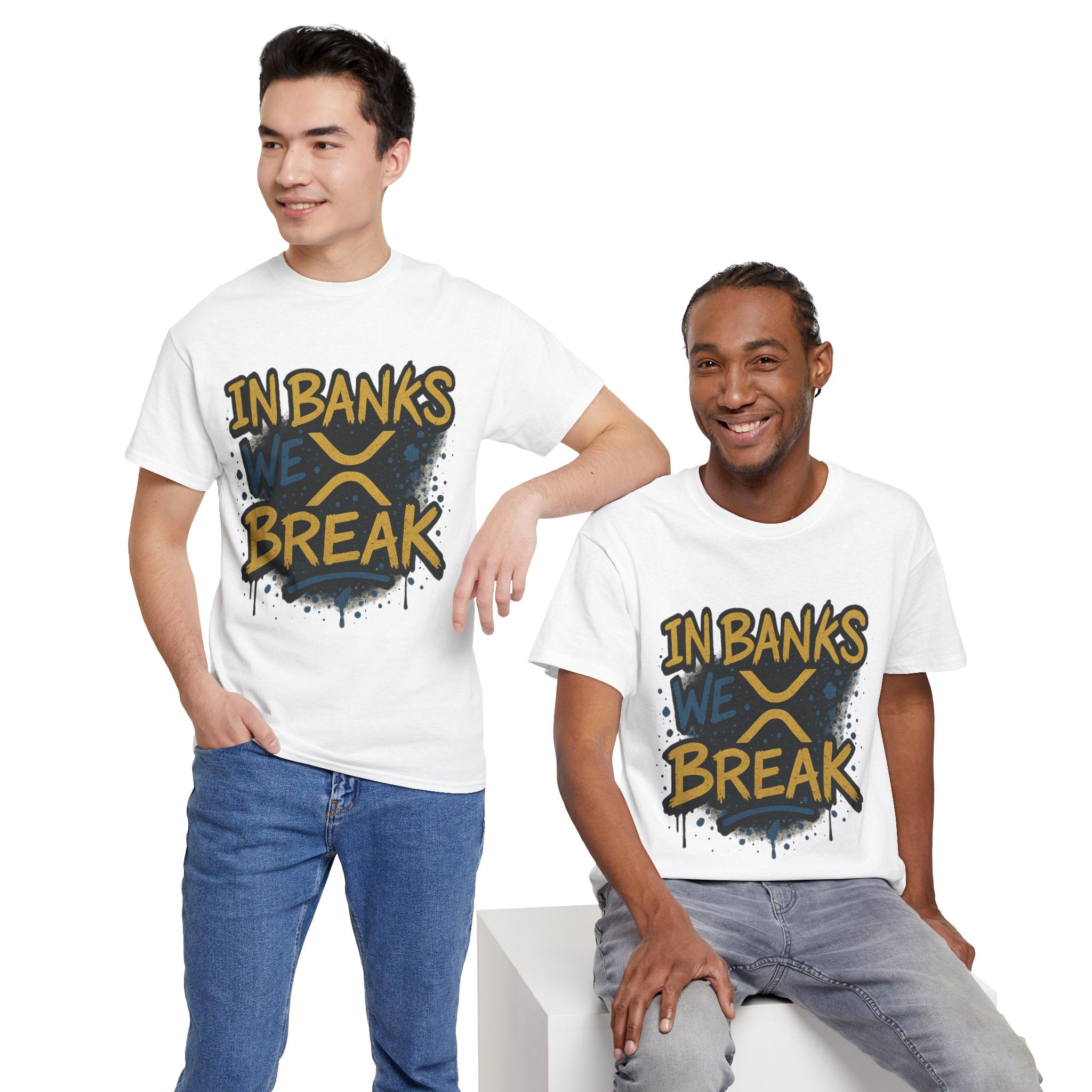 Ripple 'In Banks We Break' Graphic Tee — Crypto XRP Streetwear