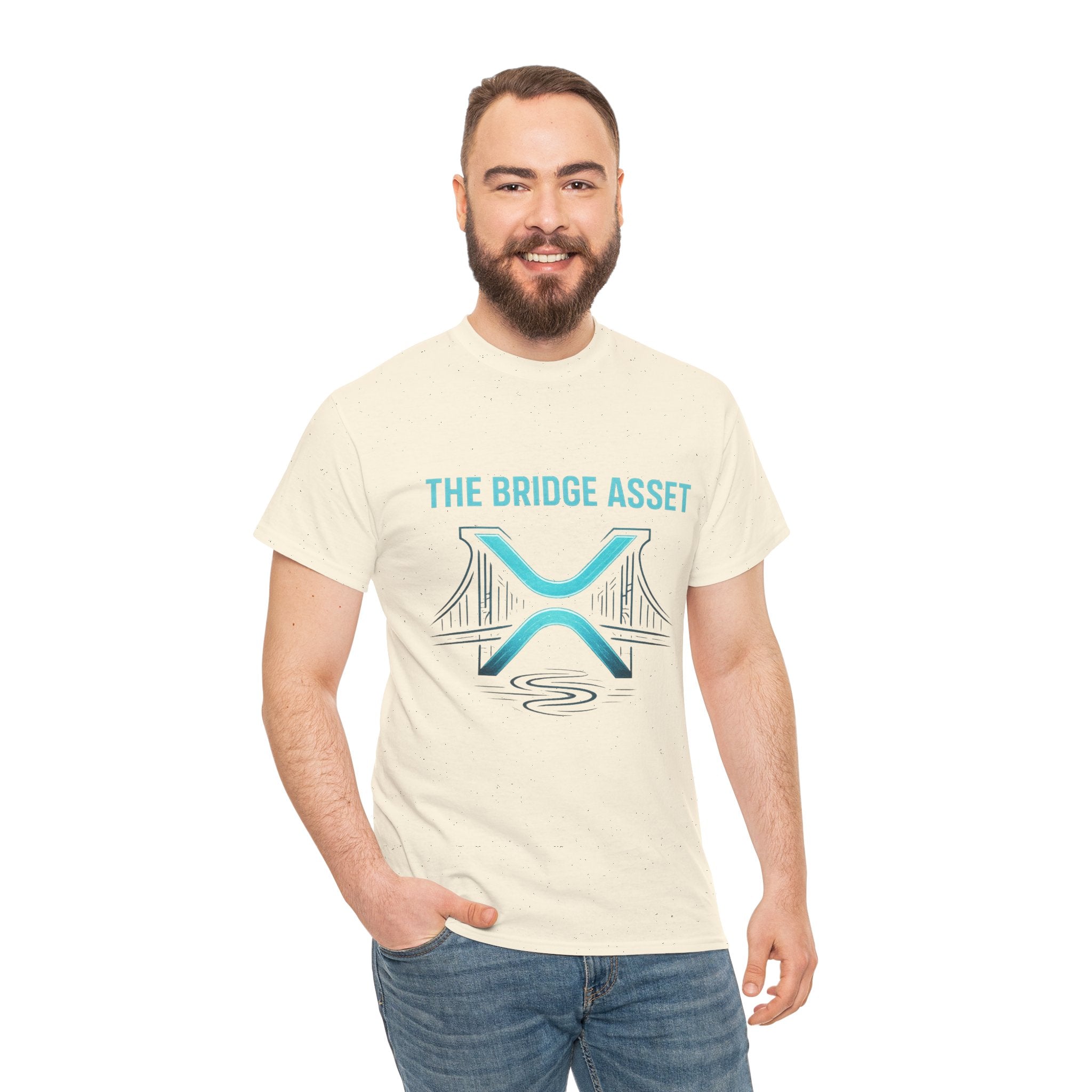 XRP 'The Bridge Asset' Graphic Tee — Crypto Ripple Logo Shirt