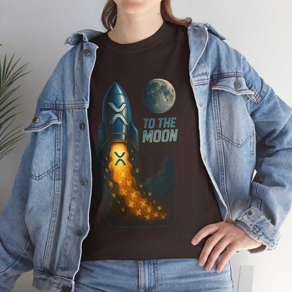 Rocket 'To the Moon' T-Shirt - Space Exploration Graphic Tee