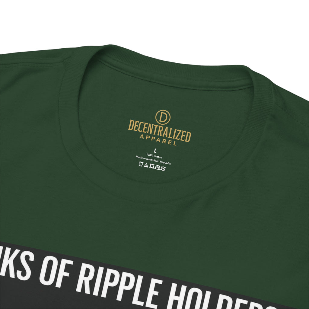 Crypto Ranks T-Shirt – "Ranks of Ripple Holders" Illustrated Guide