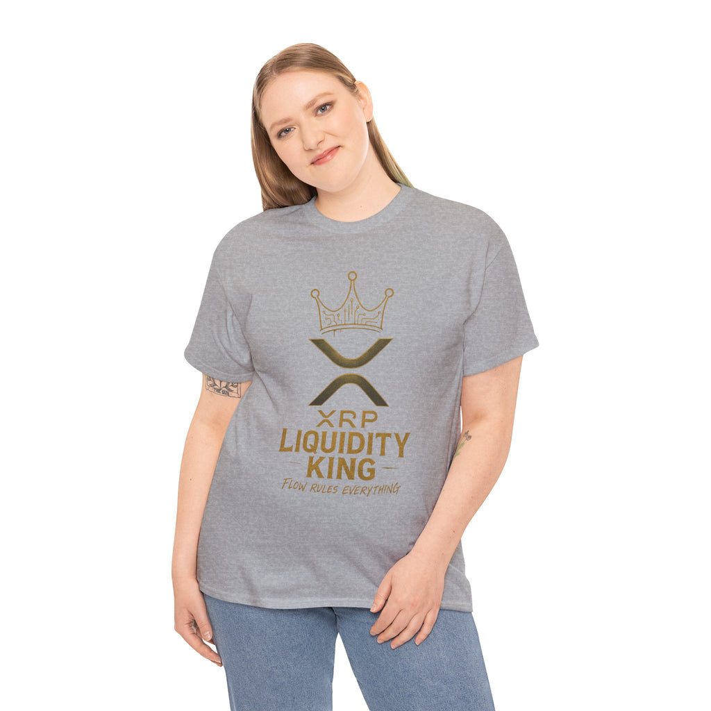 XRP Liquidity King Tee — Crypto Crown T-Shirt