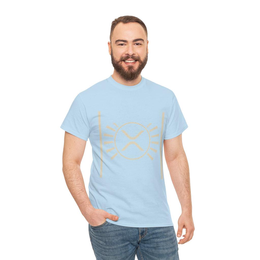 XRP Sun Logo T‑Shirt — Minimal Crypto Ripple Tee
