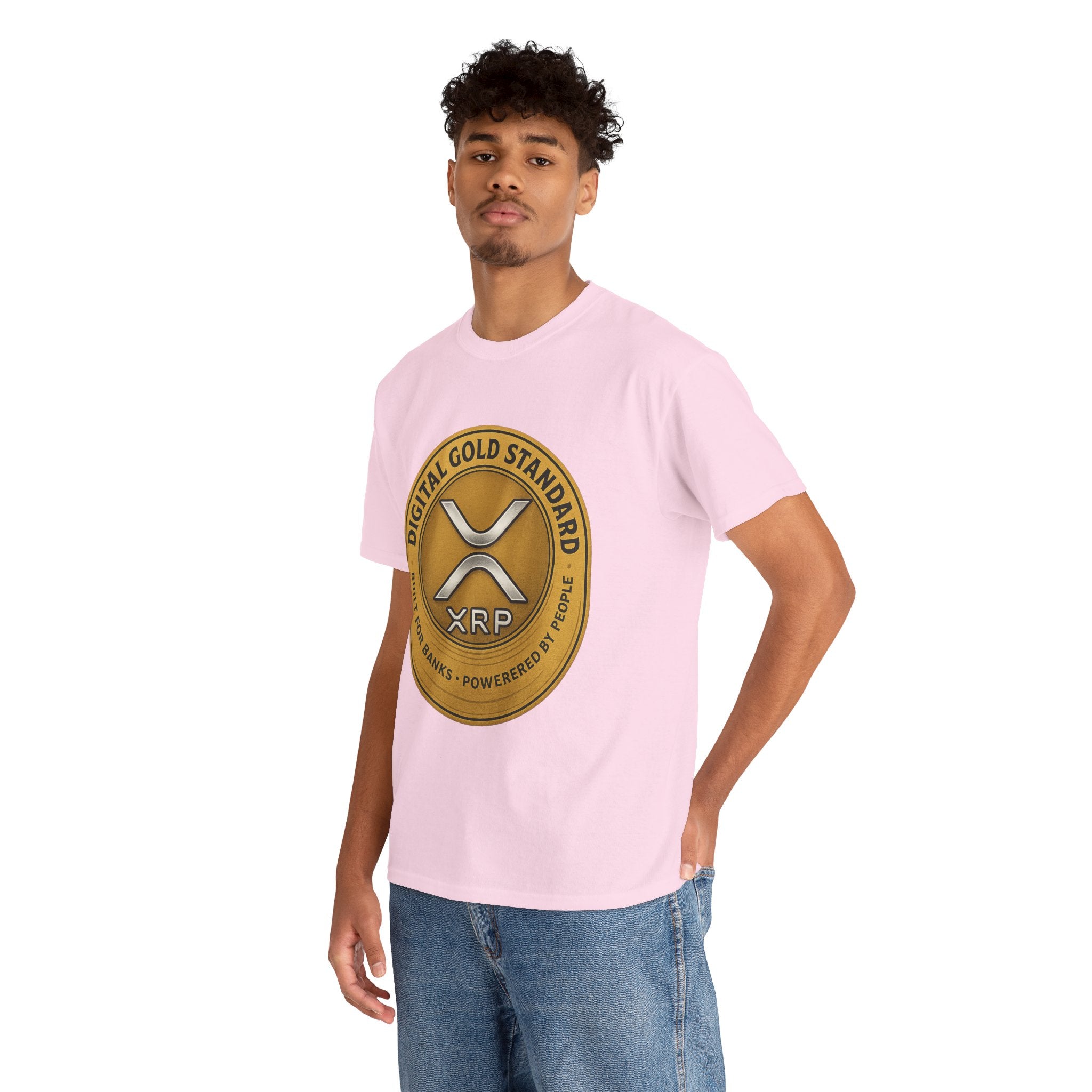 XRP Digital Gold Tee – Cryptocurrency Logo Shirt