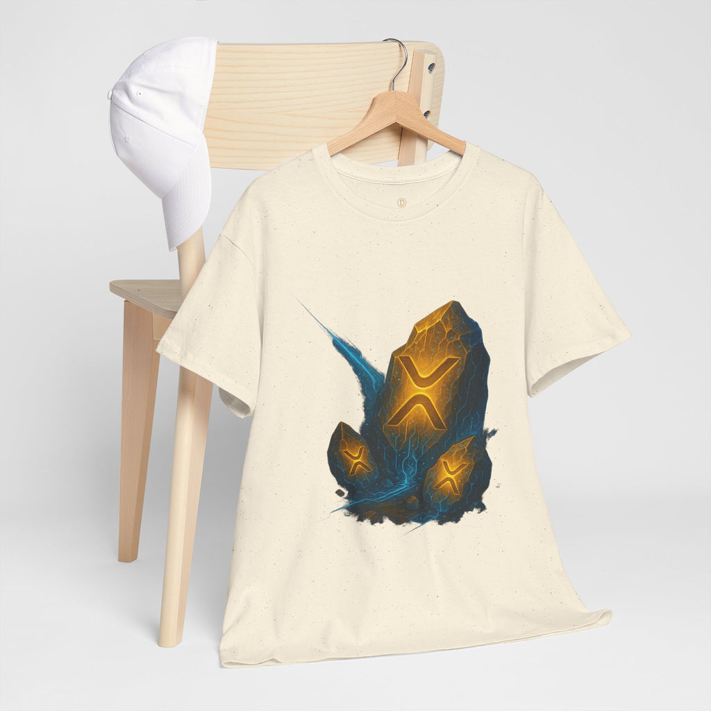 Rune Stone Graphic Tee — Glowing Mystic Rock T-Shirt