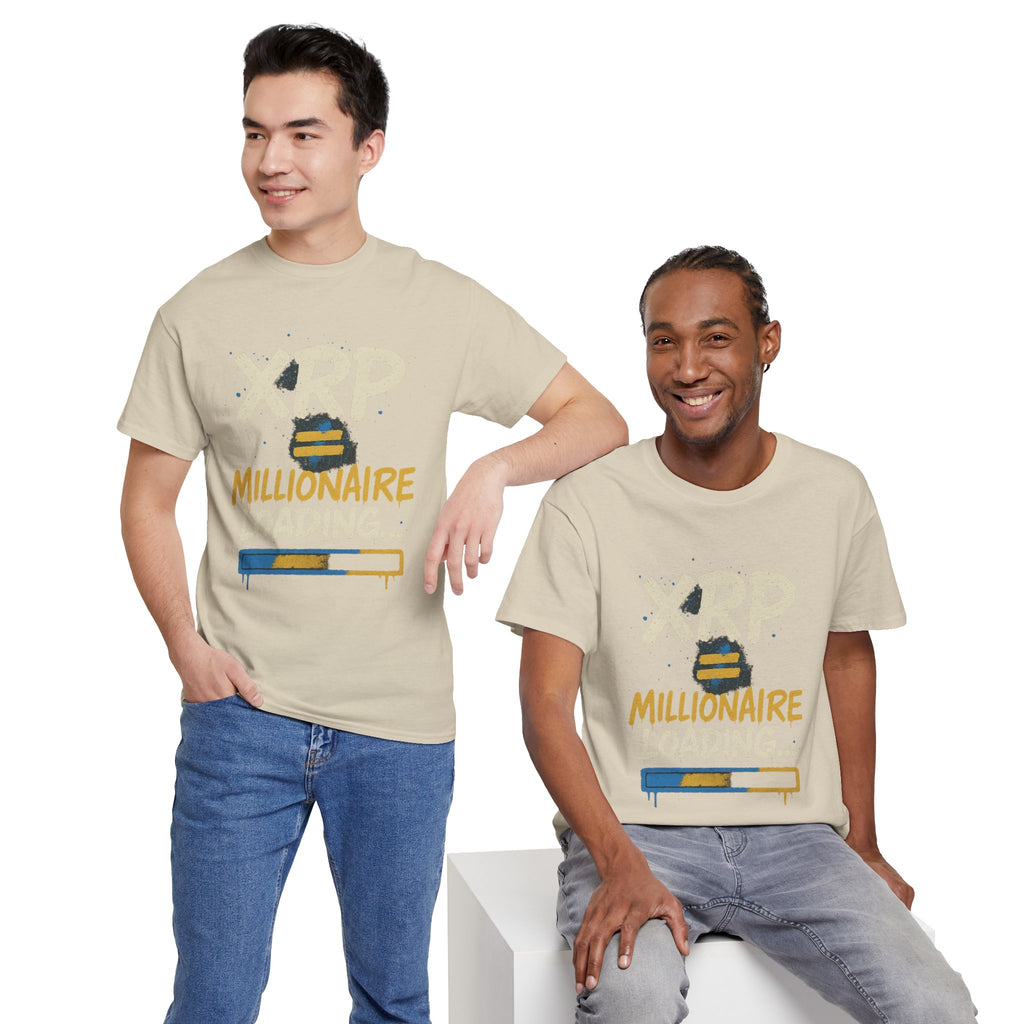 XRP Millionaire Loading T-Shirt — Crypto Investor Progress Tee