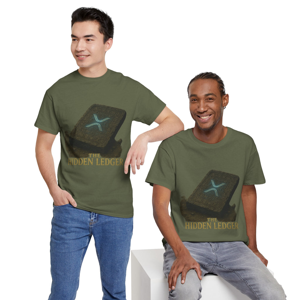 T-Shirt — "The Hidden Ledger" Crypto XRP Wallet Graphic Tee