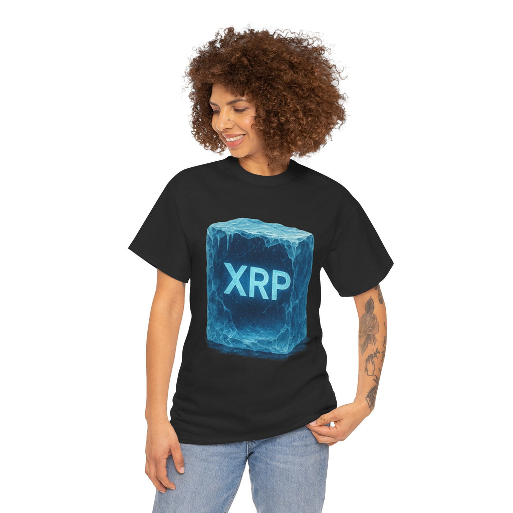XRP Ice Block Tee — Crypto Ripple Logo T-Shirt