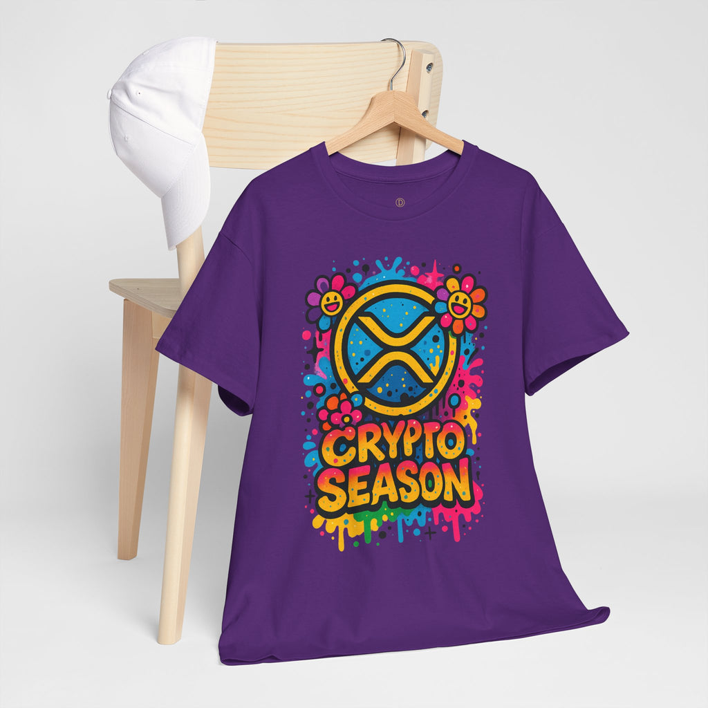 Crypto Season T-Shirt — Colorful Ripple XRP Logo Tee