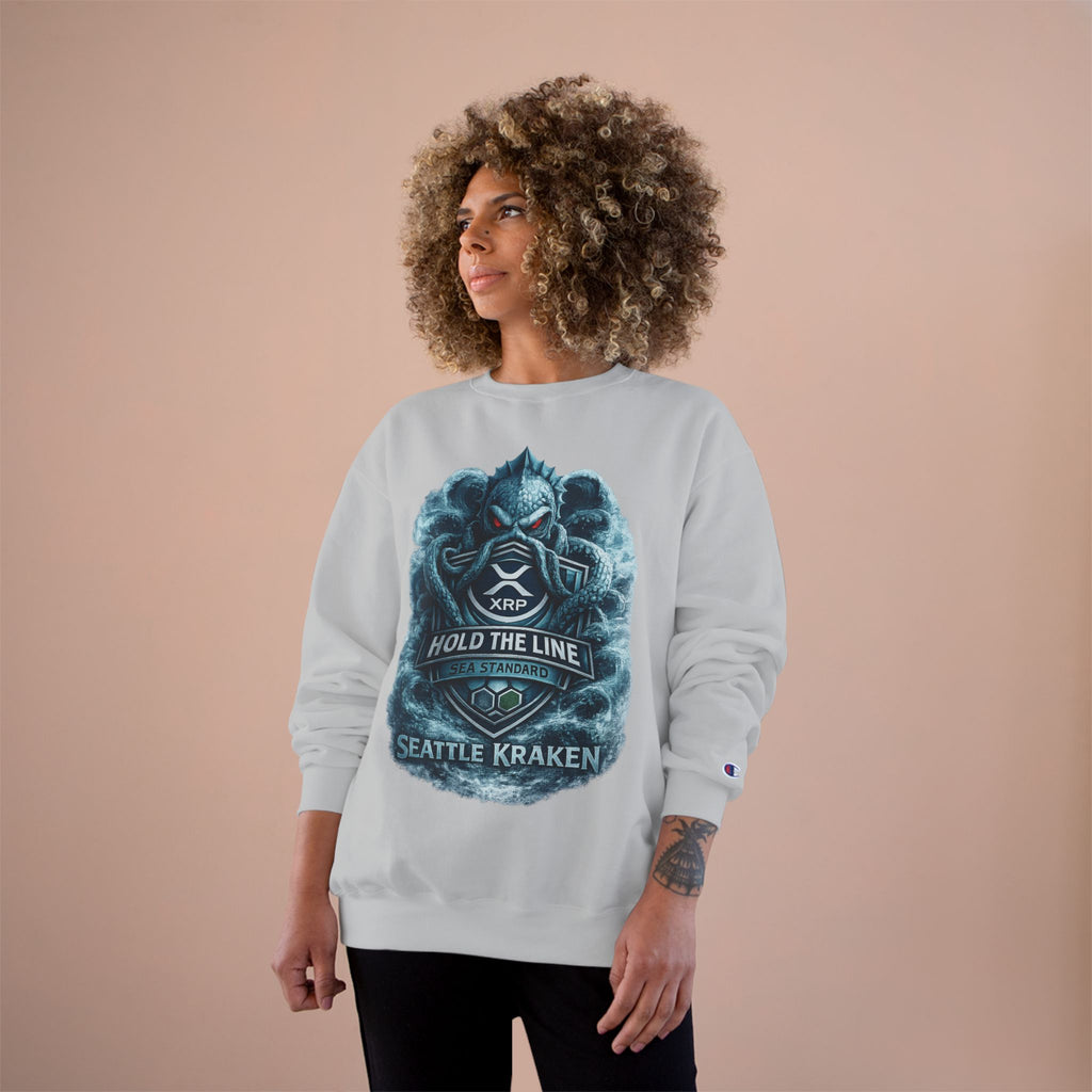 Seattle Kraken Sweatshirt — "Hold The Line" Nautical Graphic Crewneck