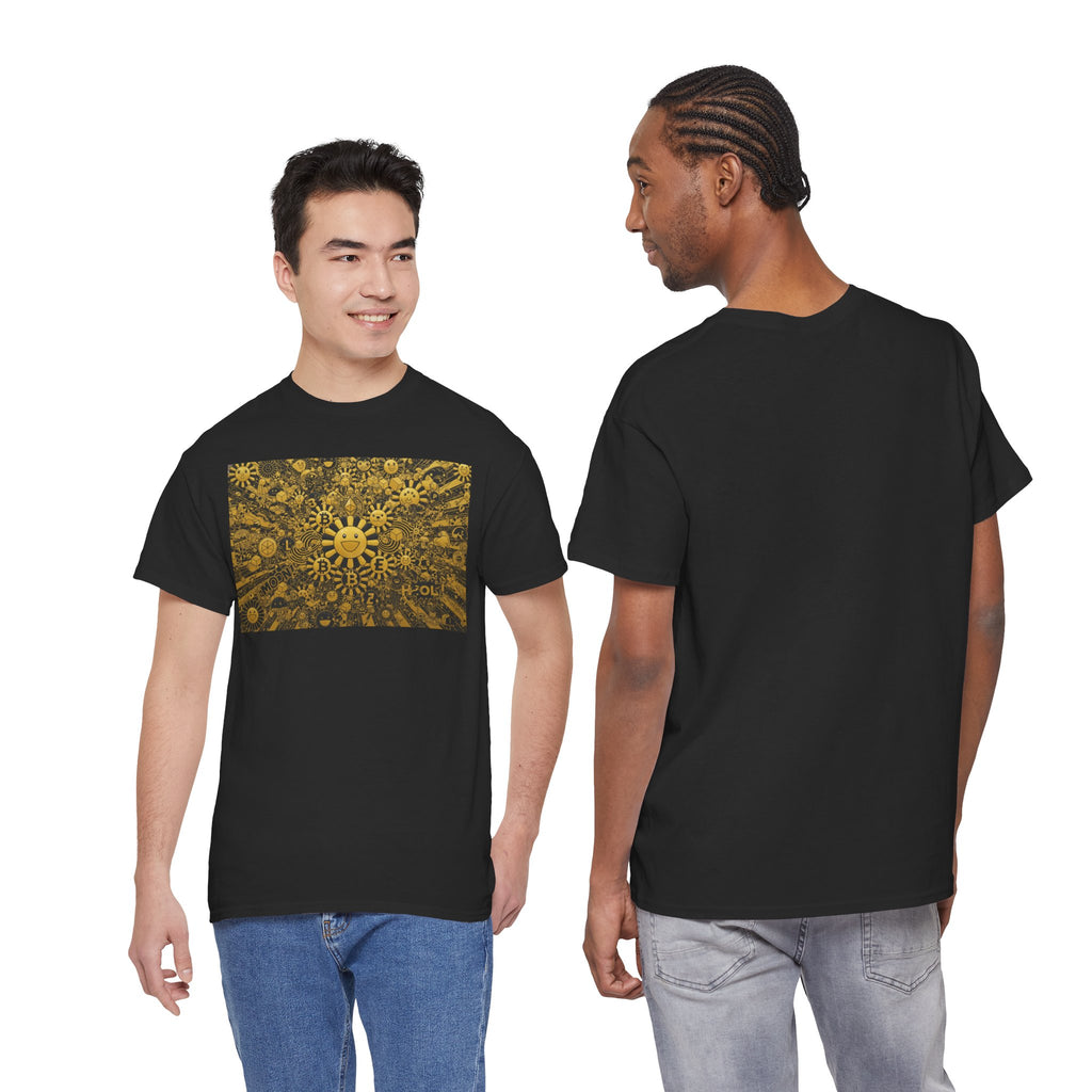 Sunflower Burst T‑Shirt — Golden Sunflower Pattern Tee