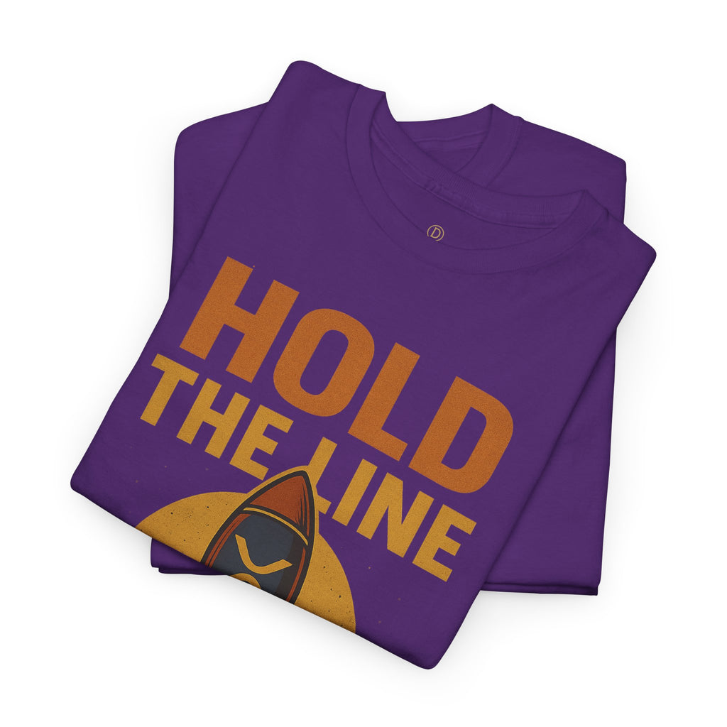 XRP Hold The Line Rocket Tee — Crypto Investor T‑Shirt