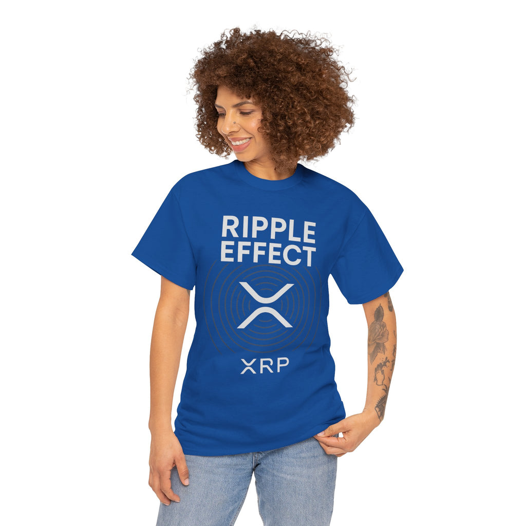 Ripple Effect XRP Tee — Minimal Cryptocurrency Logo T-Shirt