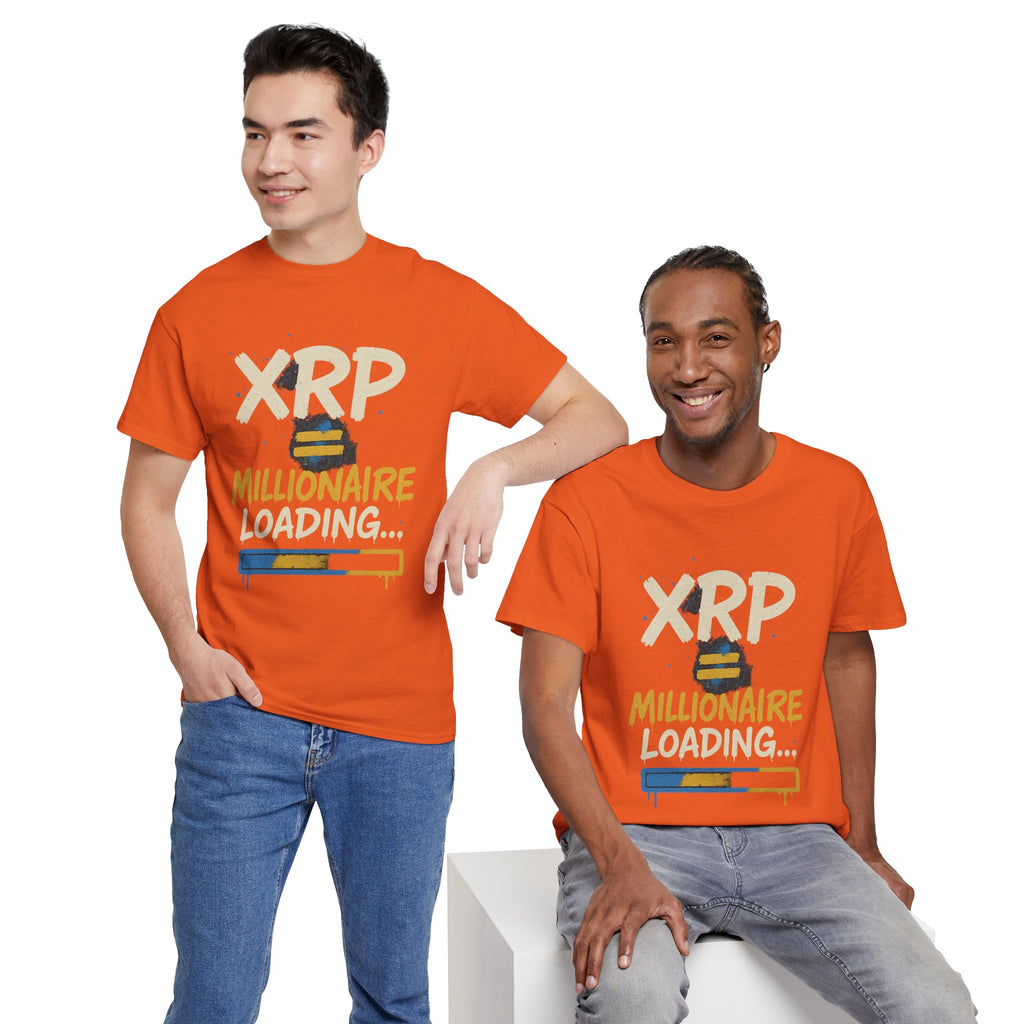 XRP Millionaire Loading T-Shirt — Crypto Investor Progress Tee