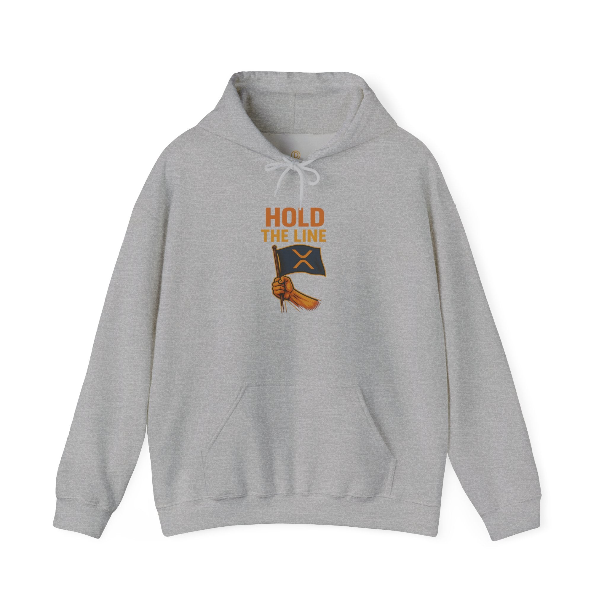 Hold The Line Hoodie — Flag & Fist Graphic Pullover