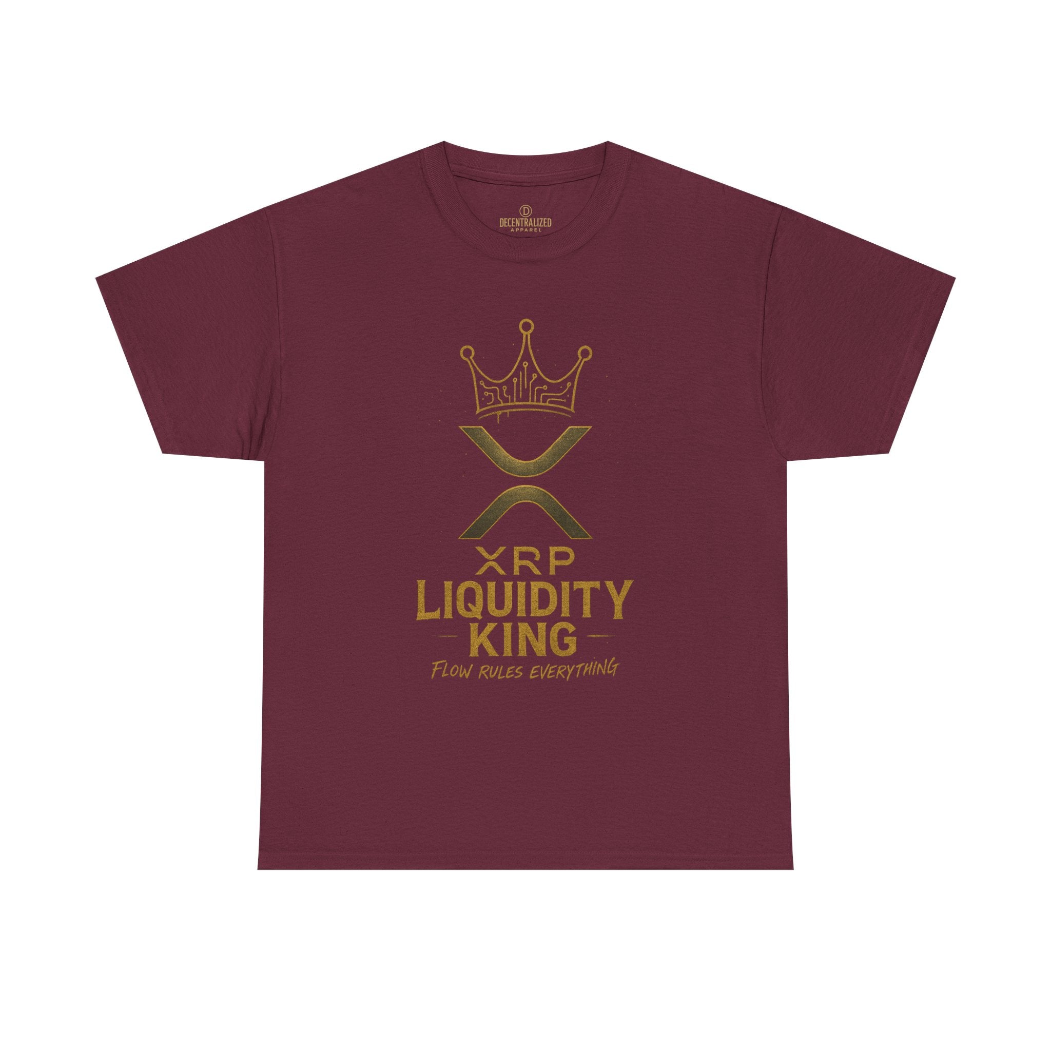 XRP Liquidity King Tee — Crypto Crown T-Shirt