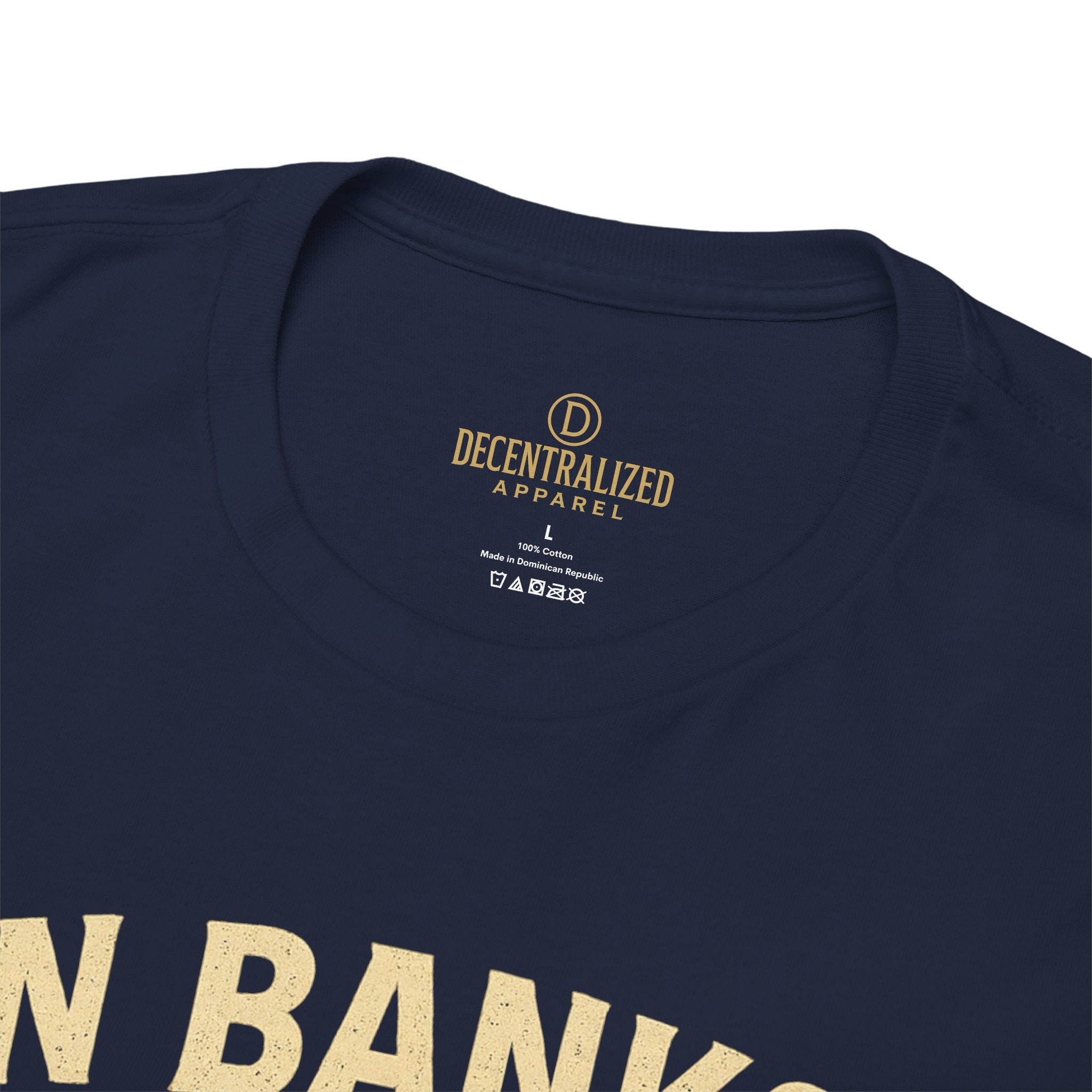 In Banks We Break XRP Crypto Graphic Tee