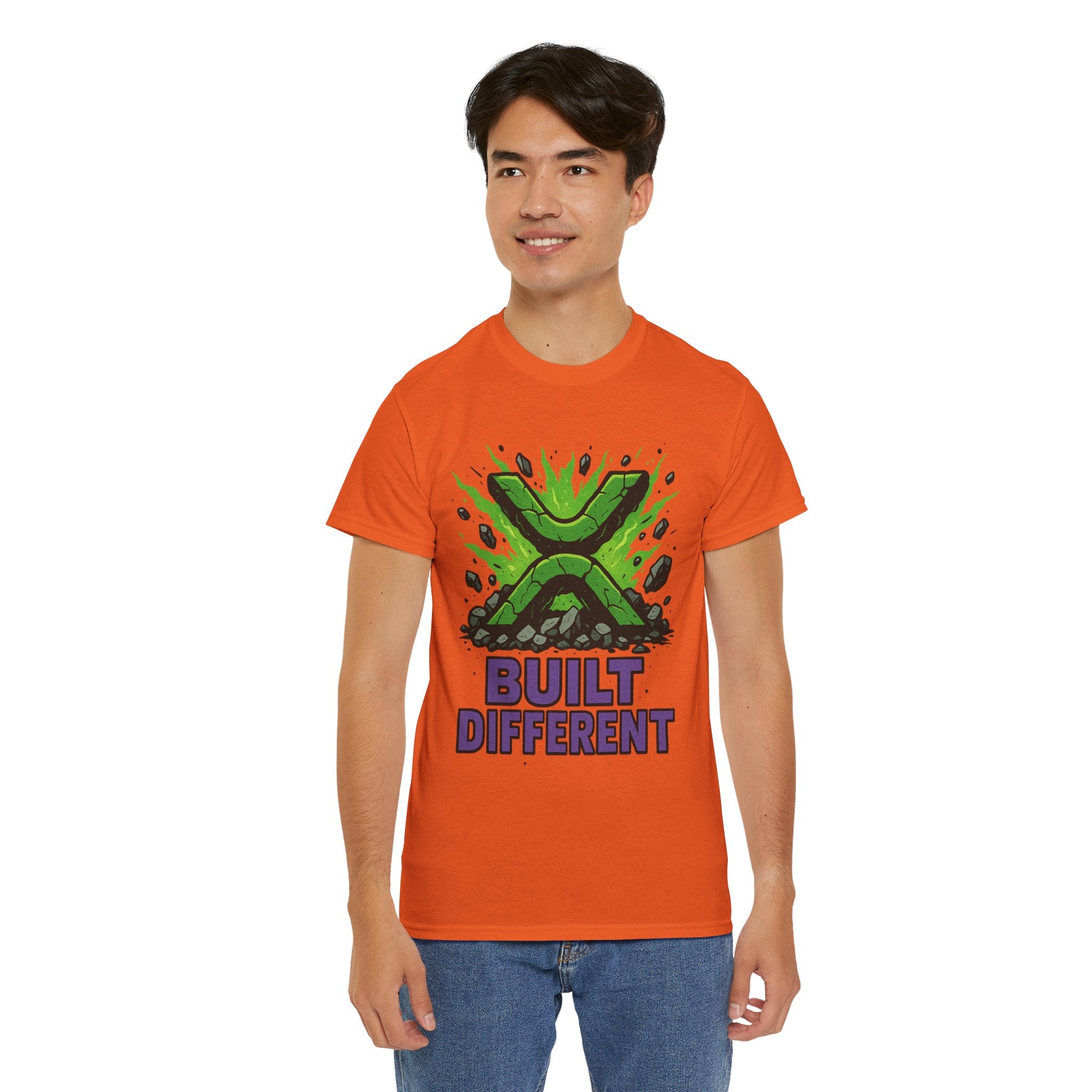 Built Different T-Shirt — Green Gamer Logo Tee