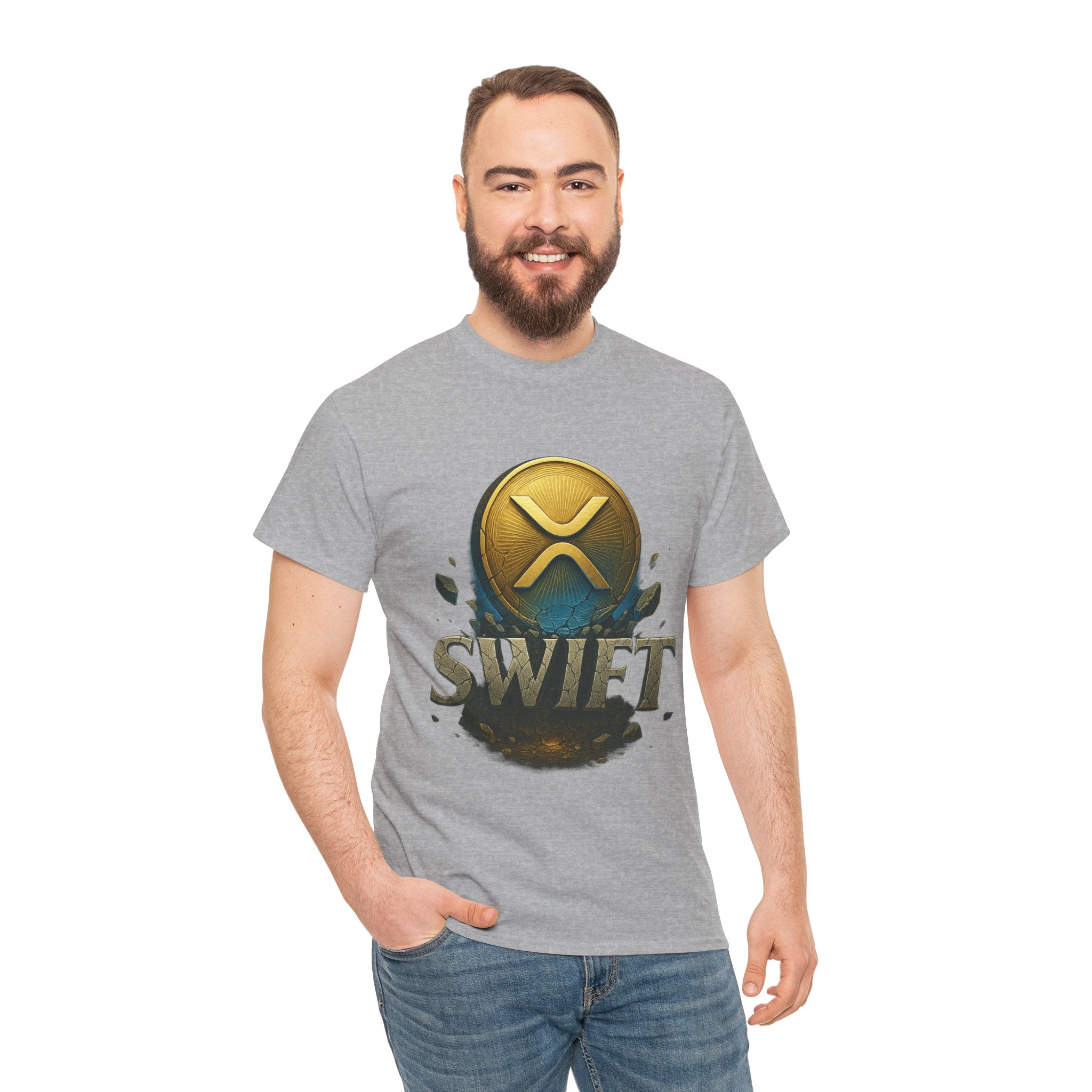 XRP Swift Cryptocurrency T‑Shirt — Ripple Coin Logo Graphic Tee