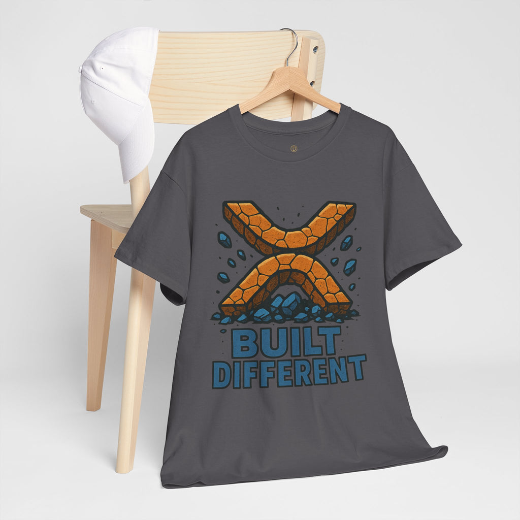 Built Different T-Shirt — Rugged Crypto X Design Tee