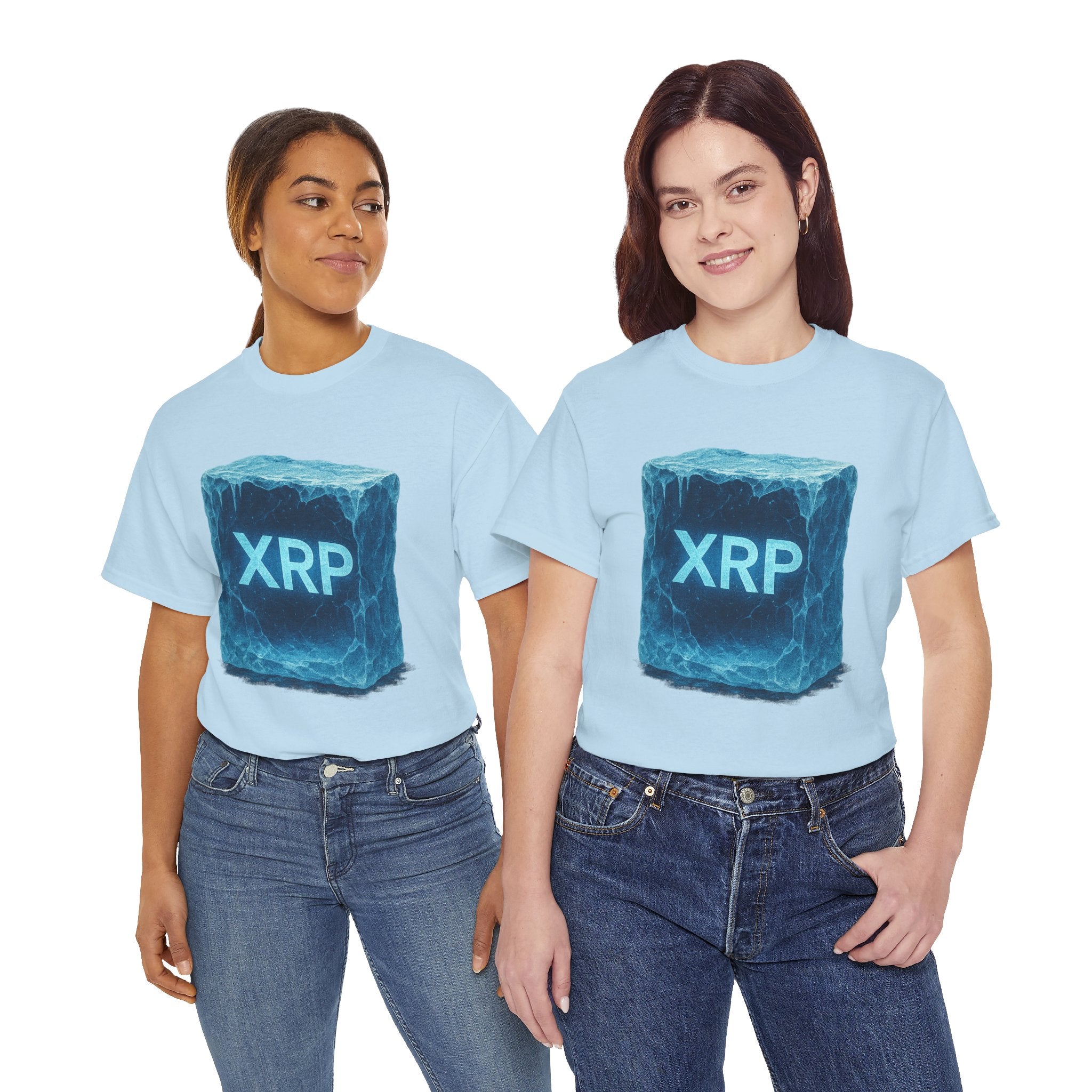 XRP Ice Block Tee — Crypto Ripple Logo T-Shirt