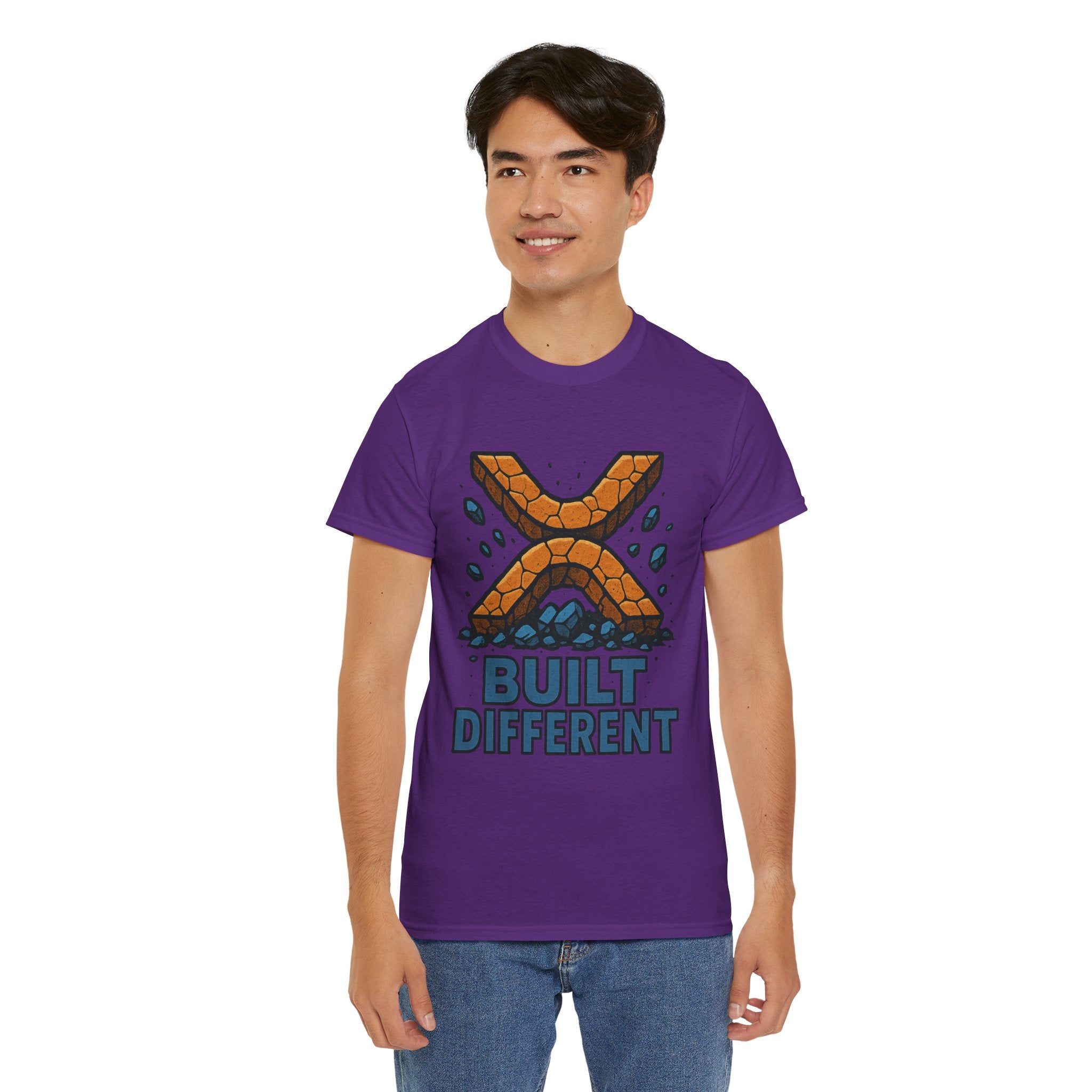 Built Different T-Shirt — Rugged Crypto X Design Tee